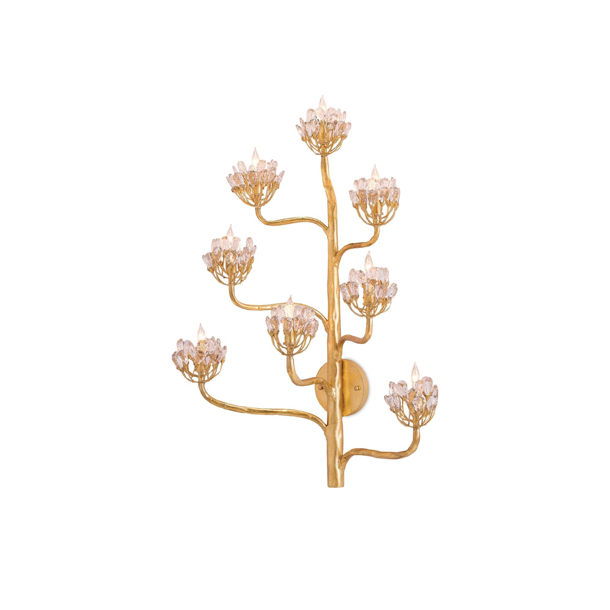 Agave Americana 32 Inch Wall Sconce by Currey and Company