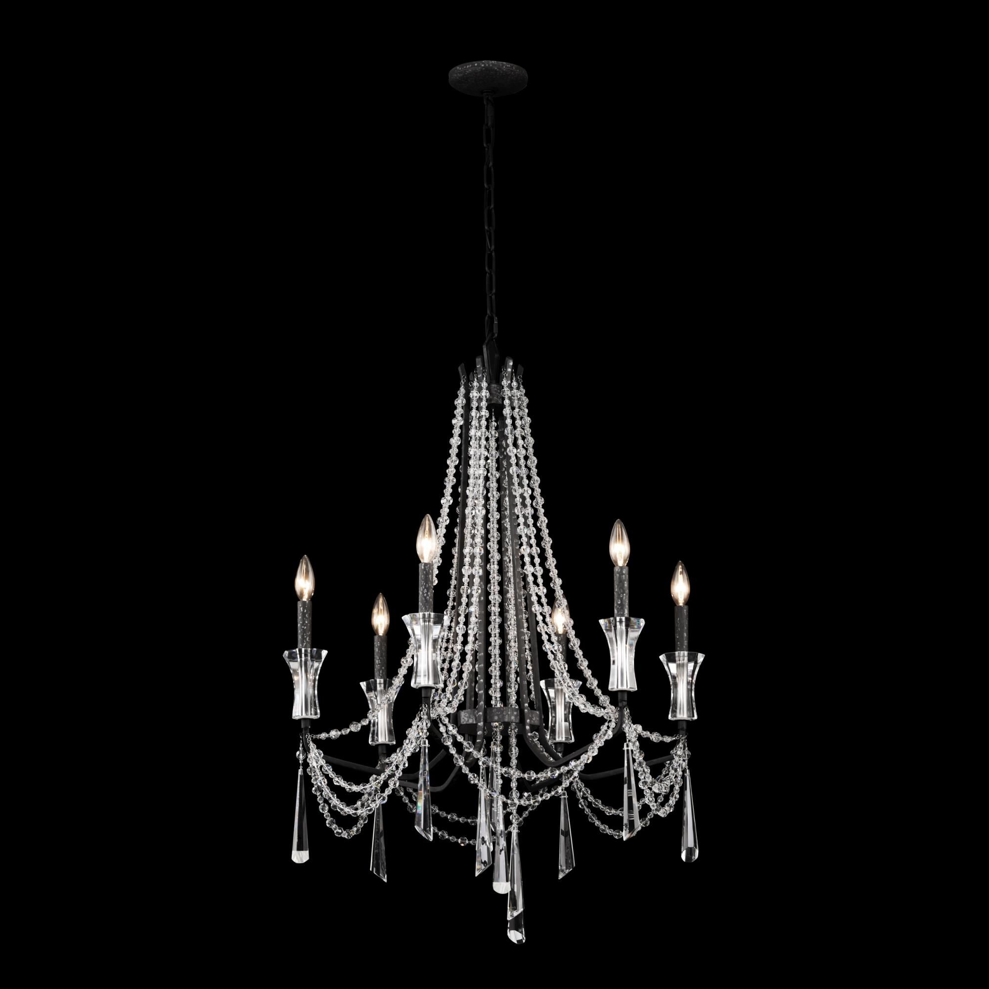 Barcelona 27 Inch 6 Light Chandelier by Varaluz