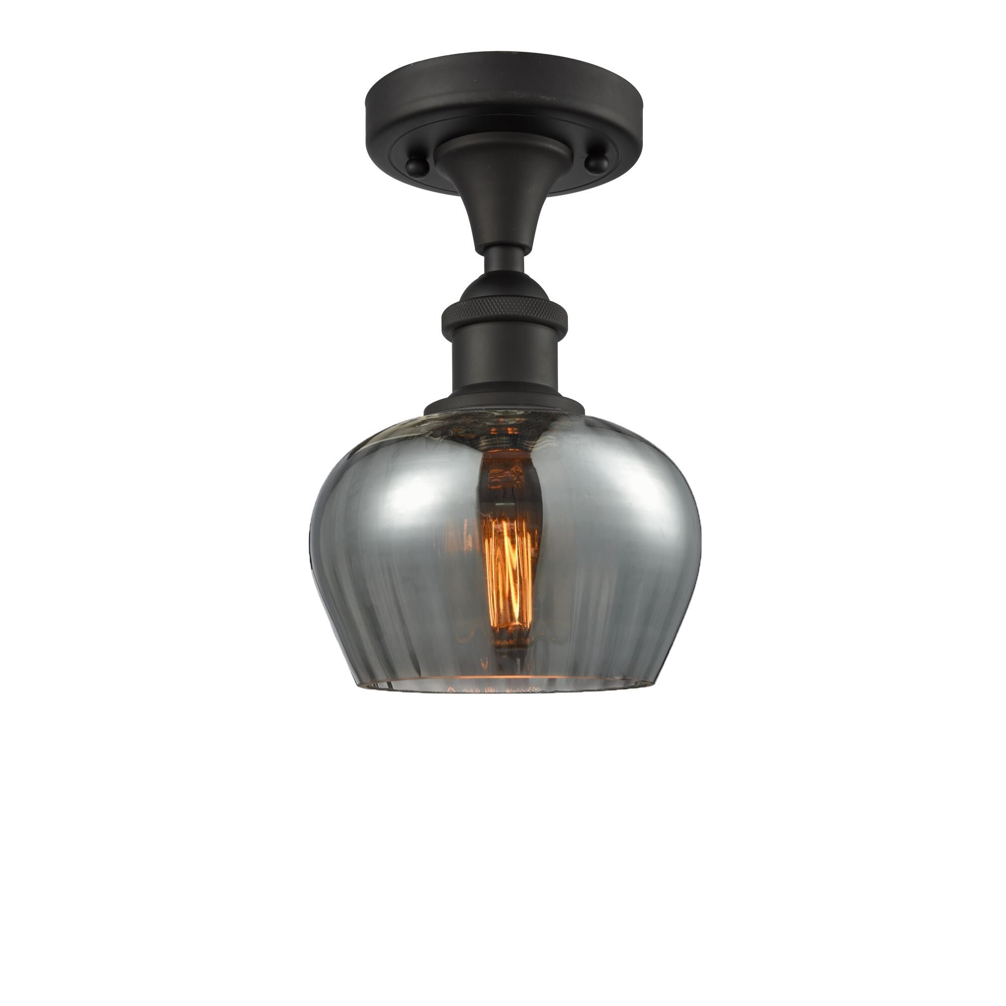 Bruno Marashlian Fenton 6 Inch 1 Light Semi Flush Mount by Innovations Lighting