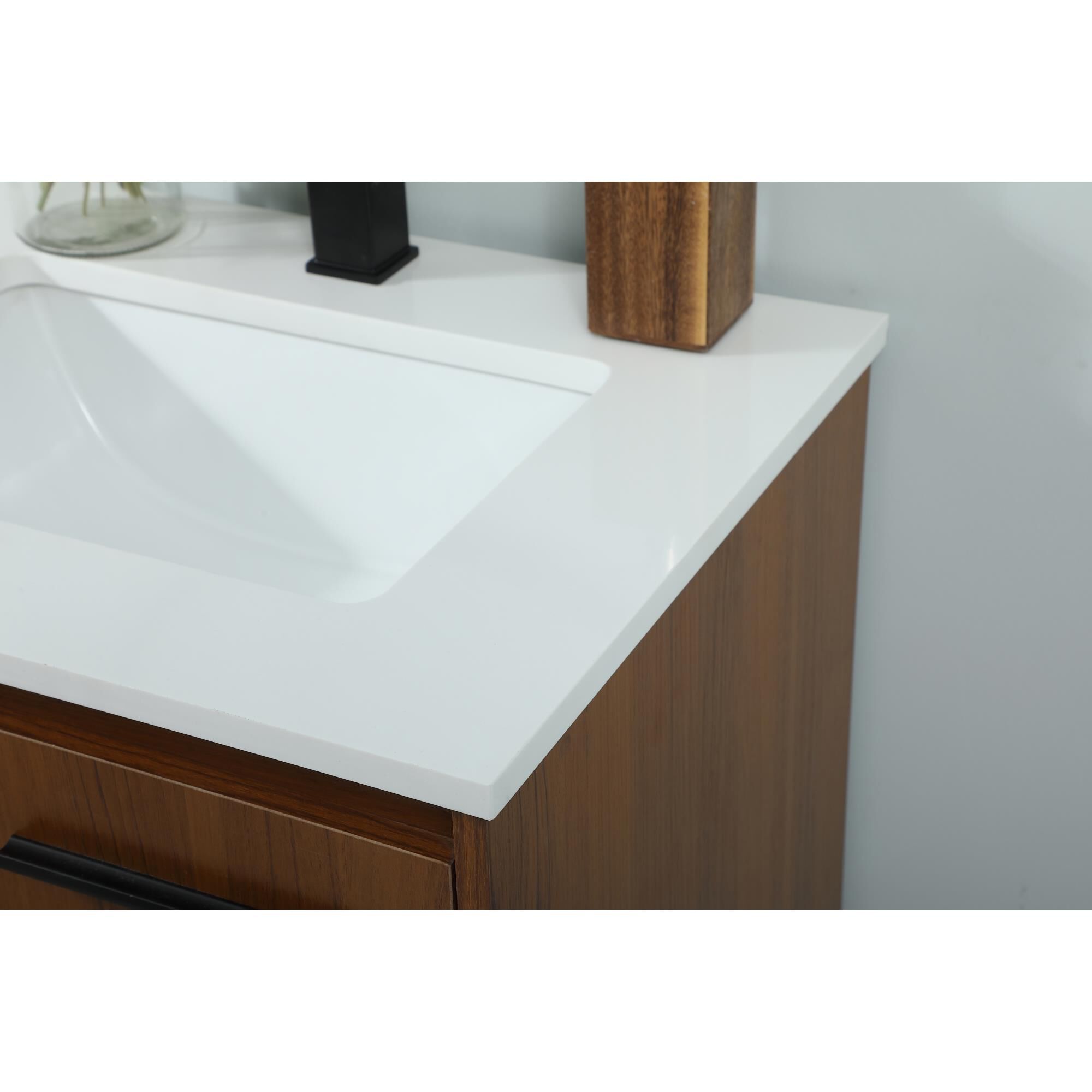 Shown in Teak finish