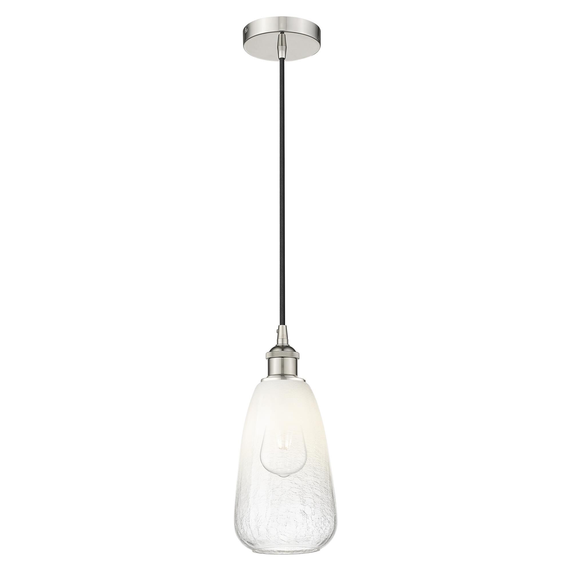 Shown in Polished Nickel finish and Opal glass