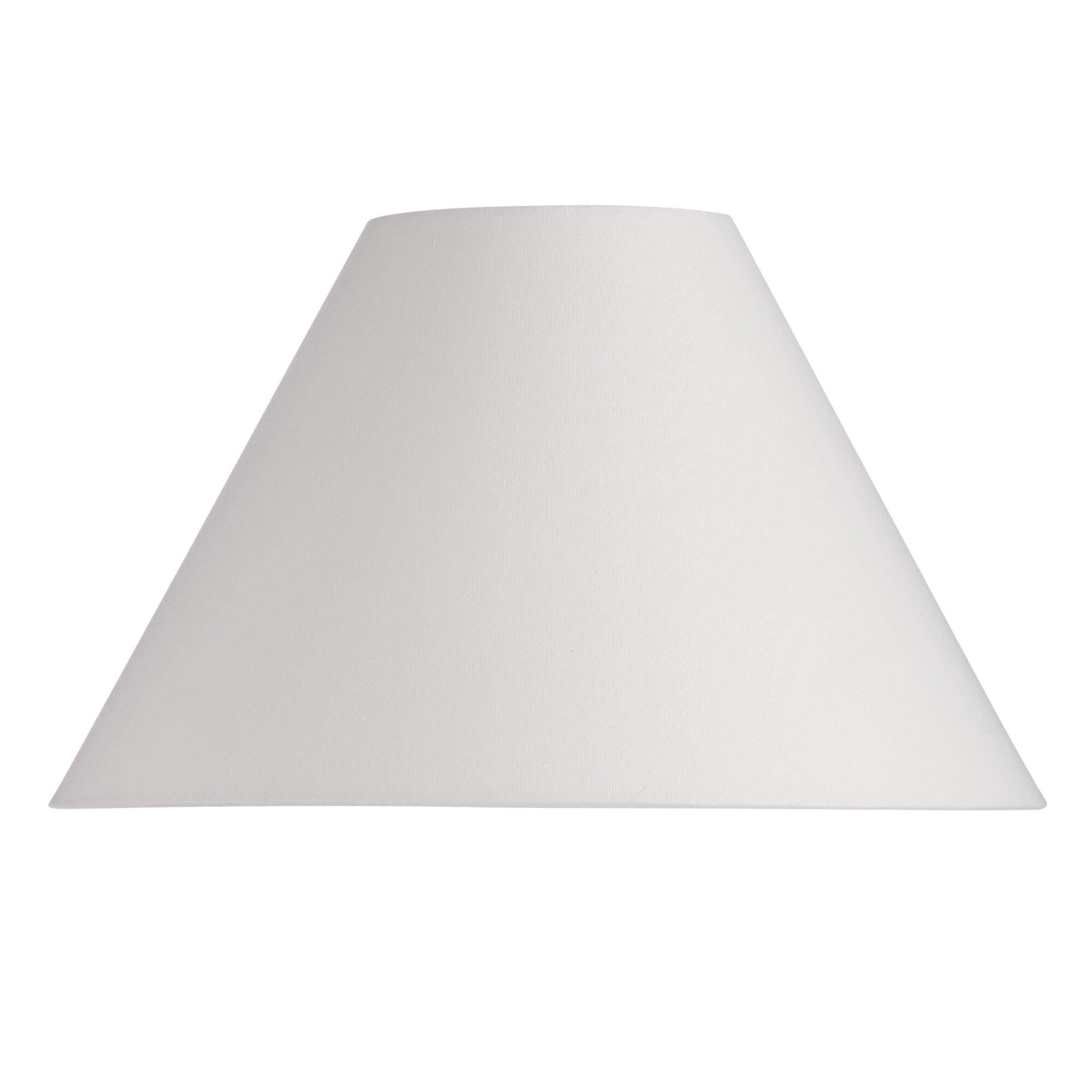 Shown in Burgundy and Antique Brass finish and Off-White shade