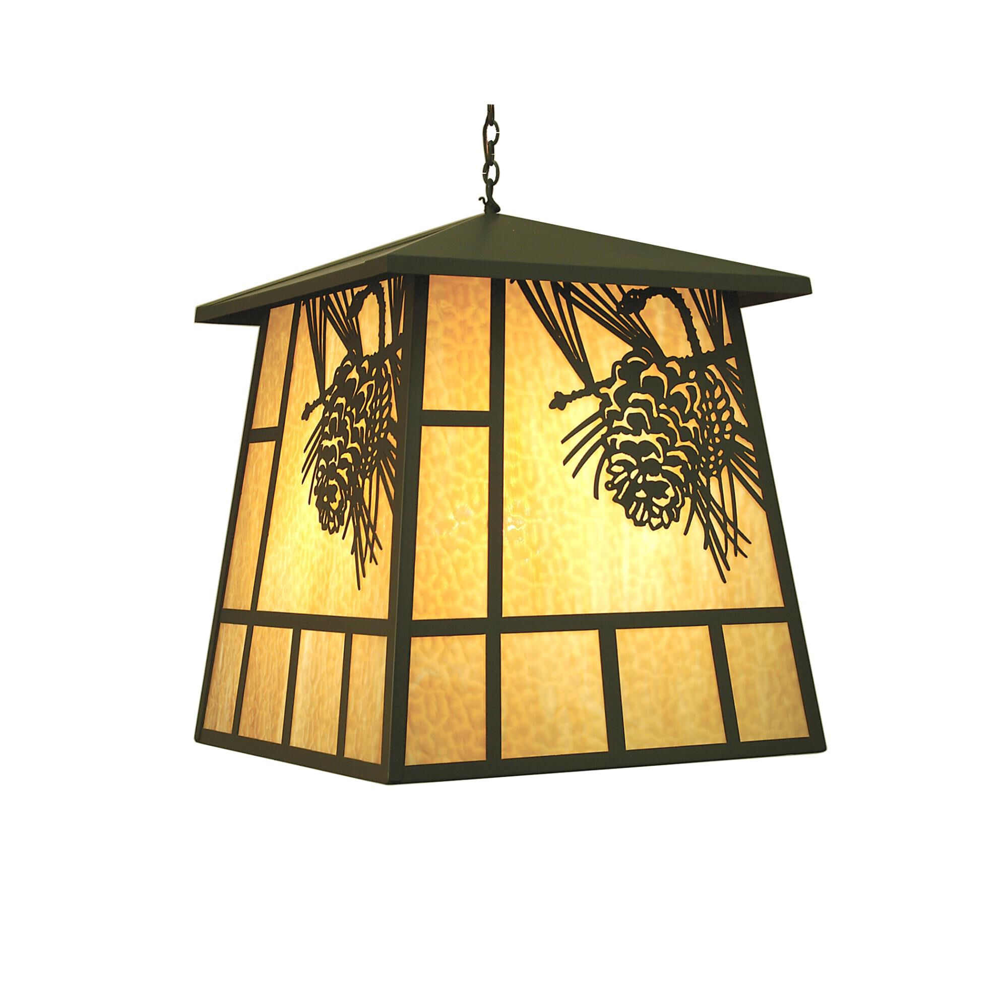 Stillwater Winter Pine 42 Inch Cage Pendant by Meyda Lighting