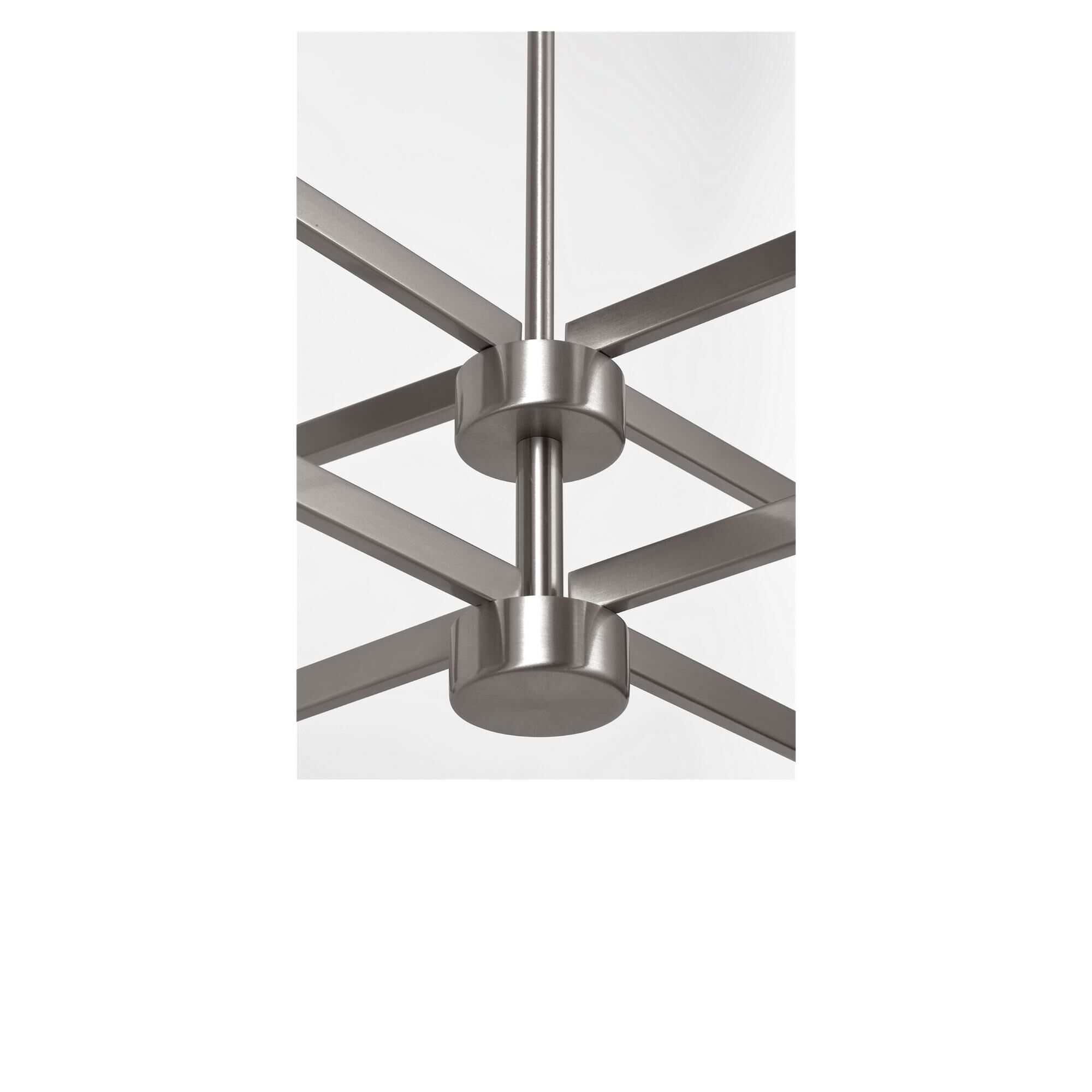 Shown in Brushed Nickel finish and Metal shade