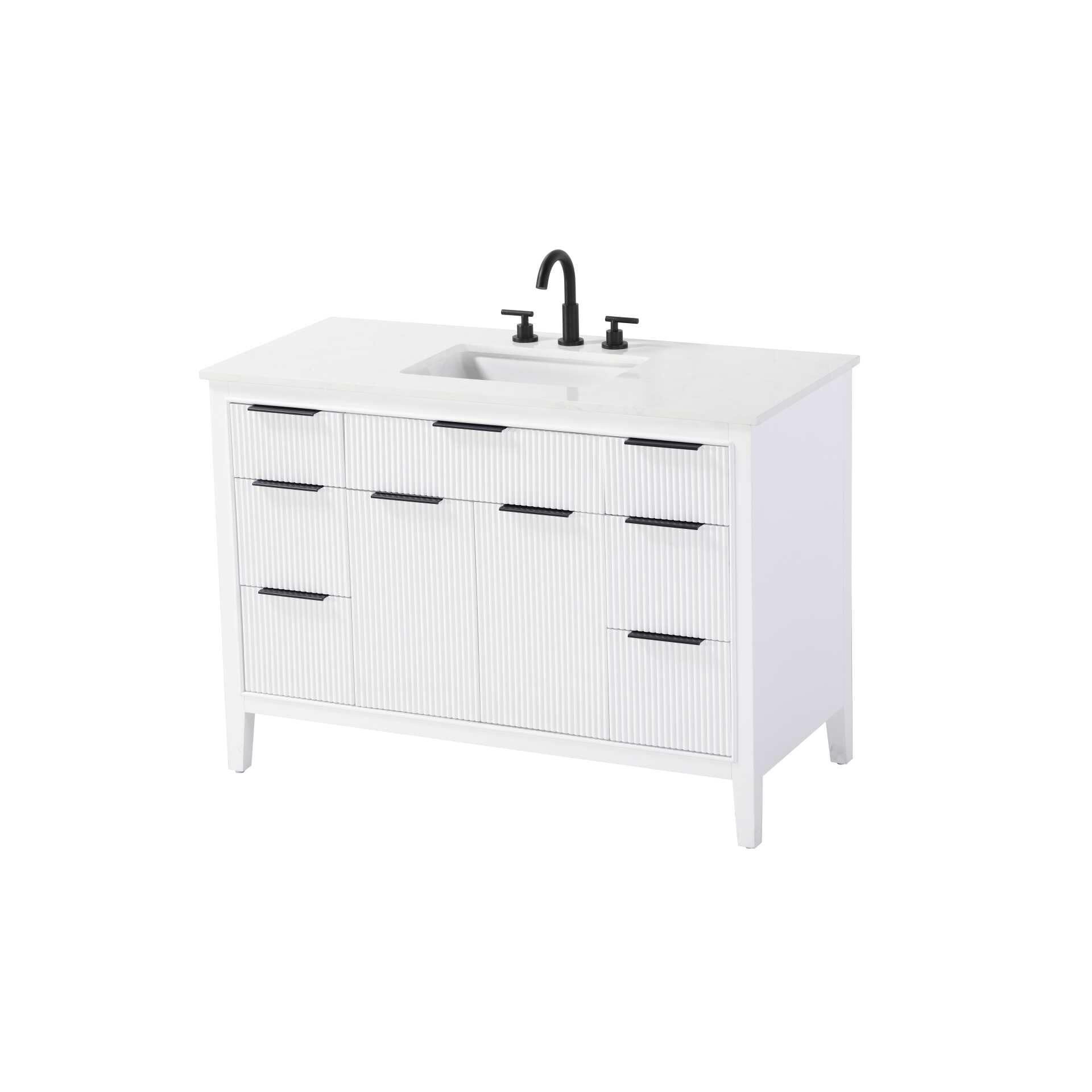 Langston 48 Inch Bath Vanity by Elegant Decor
