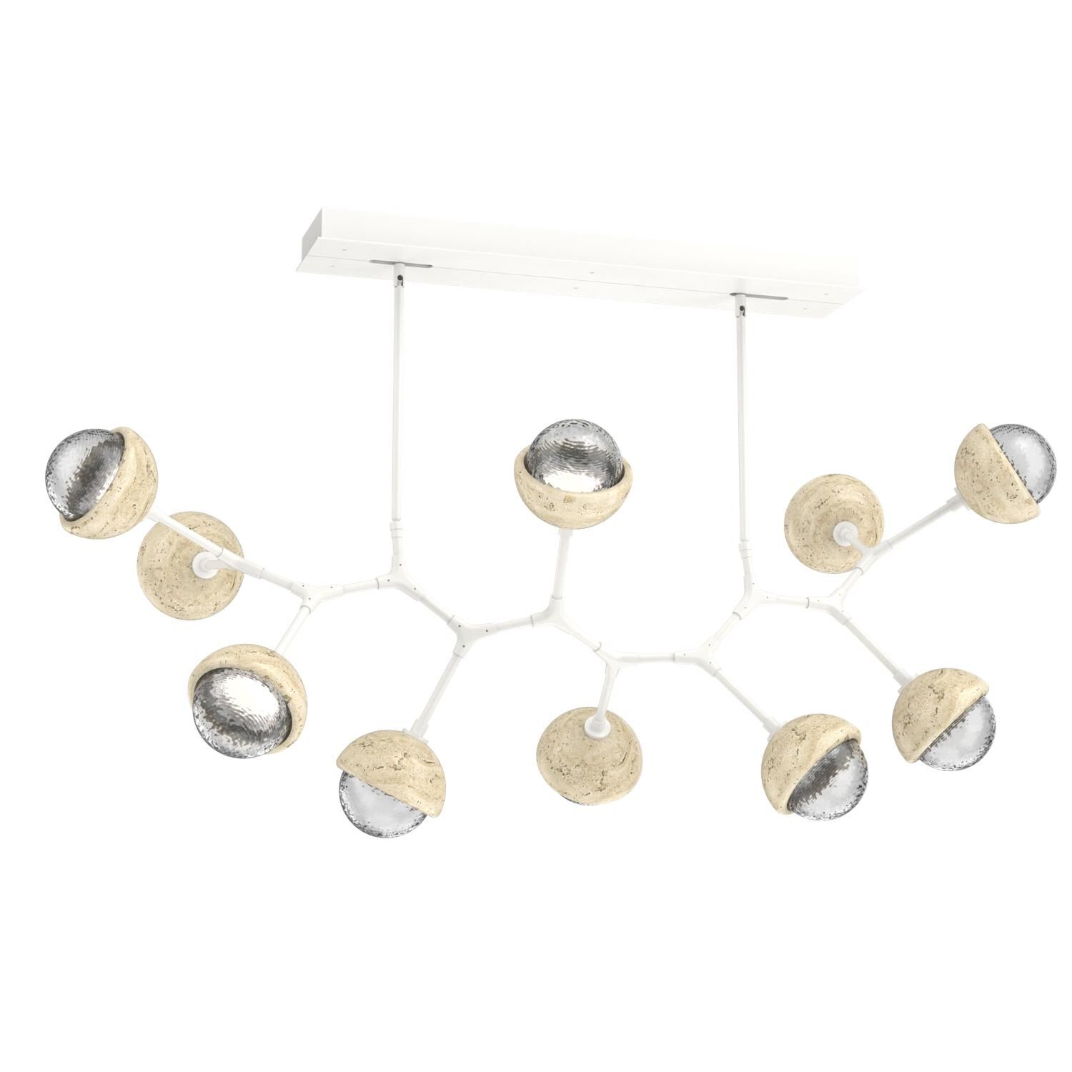 Levi Wilson Cabochon 56 Inch Linear Suspension Light by Hammerton Studio