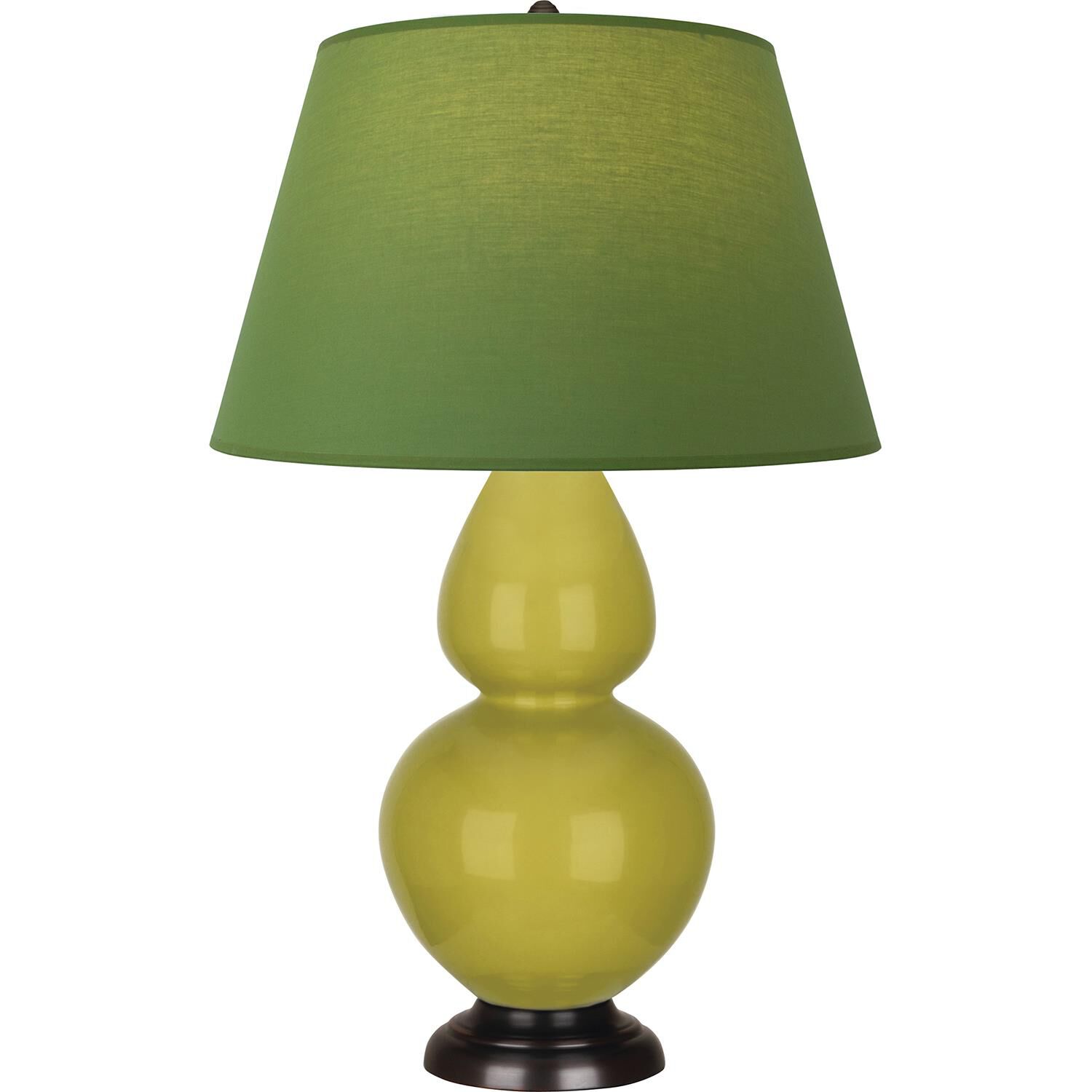 Shown in Citron finish and Tea Green and Taupe shade and Deep Patina Bronze accent