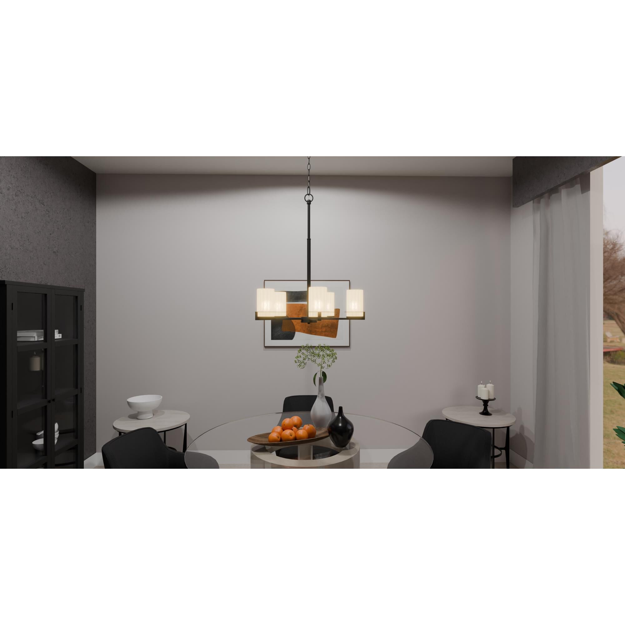 Seymour 26.75 Inch 5 Light Chandelier by Quoizel