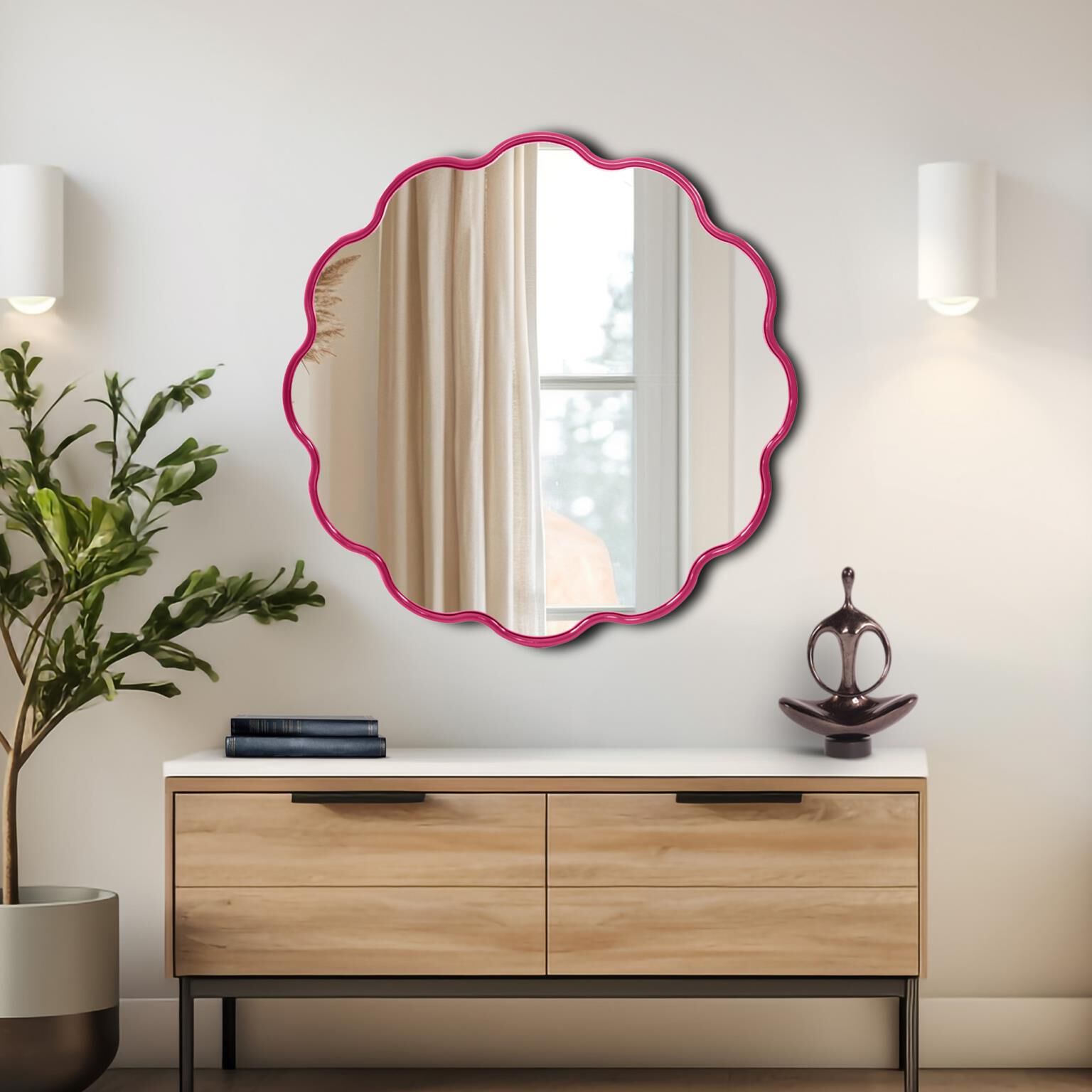 The Kushi Decorative Mirror by Howard Elliott Collection