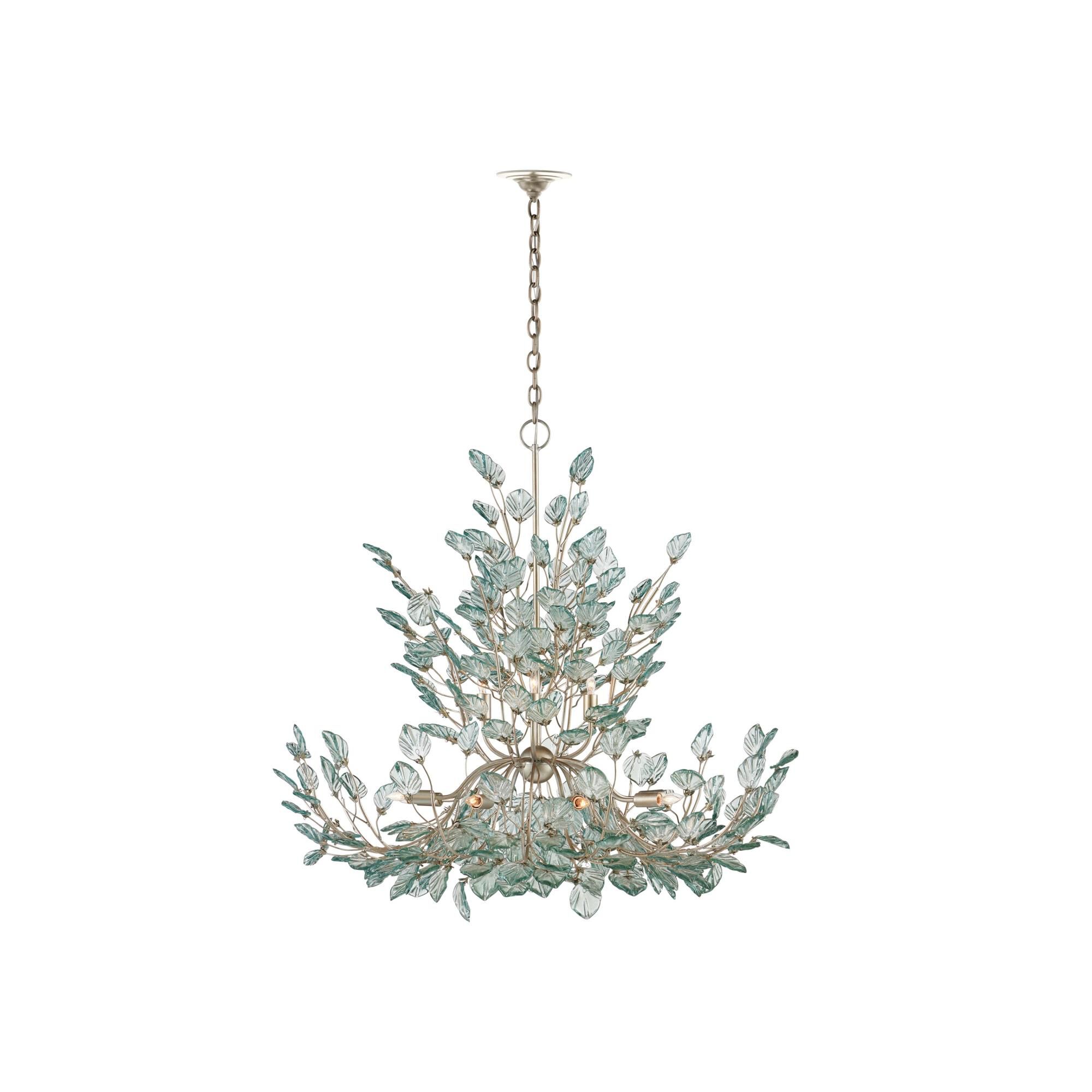 Shown in Clear, Contemporary Silver Leaf and Contemporary Silver finish