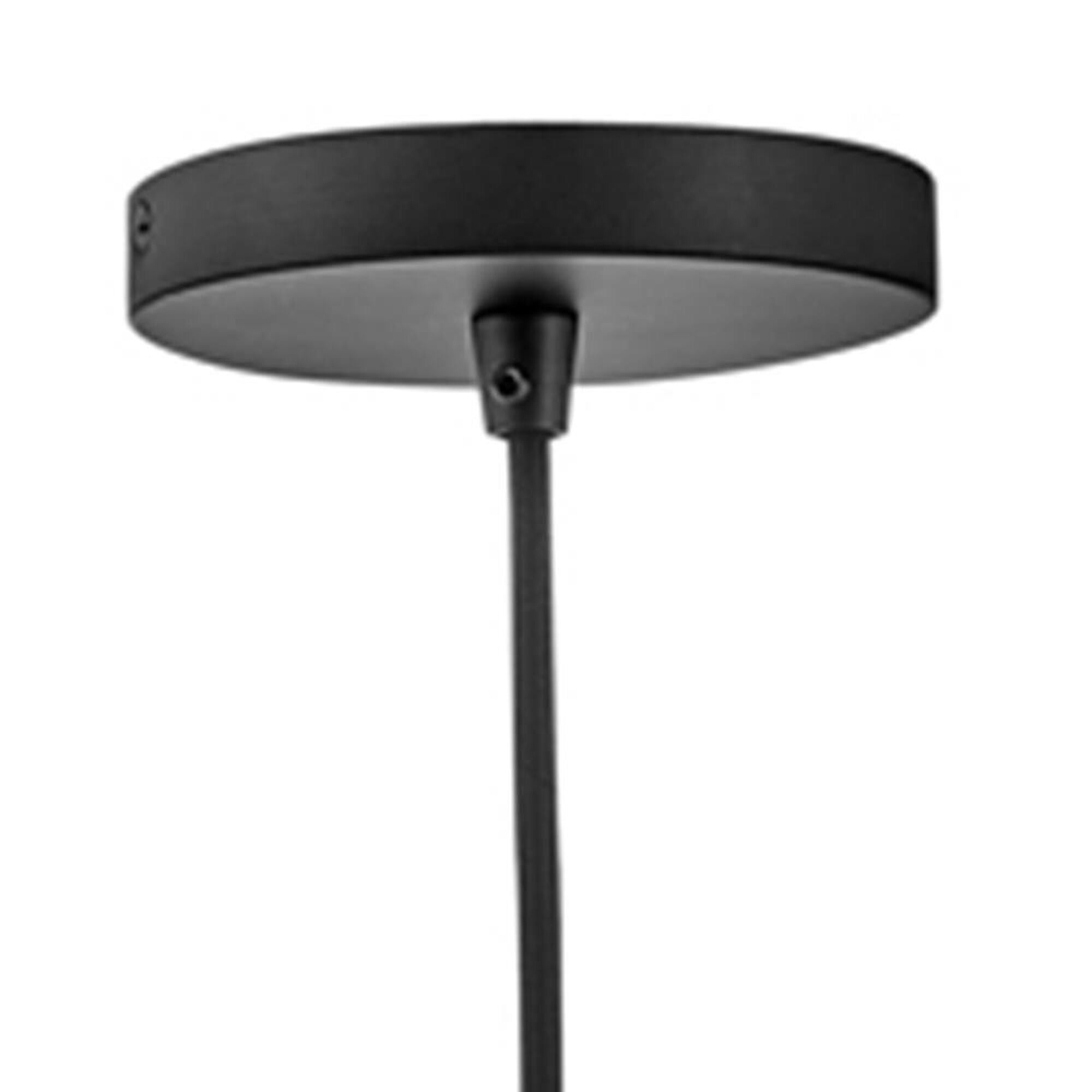 Shown in Black finish and Clear glass