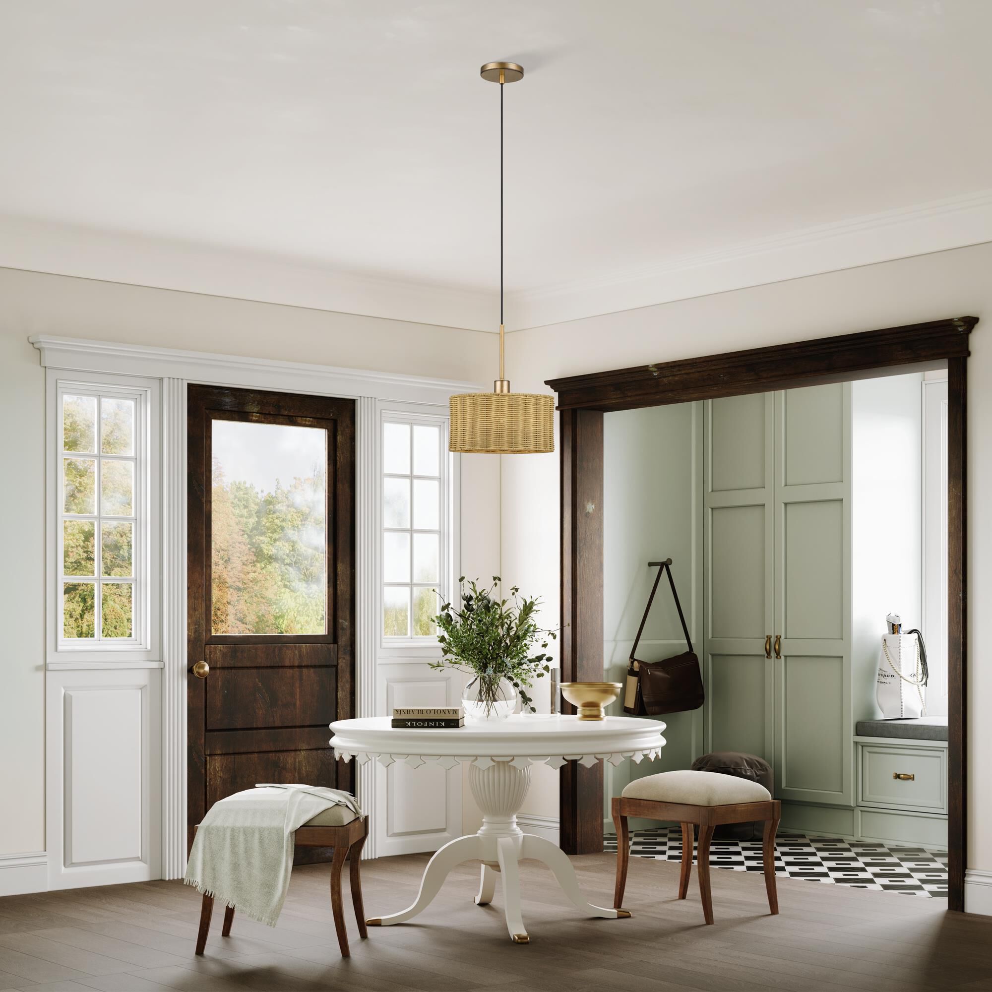 Weavington 12 Inch Mini Pendant by Livex Lighting