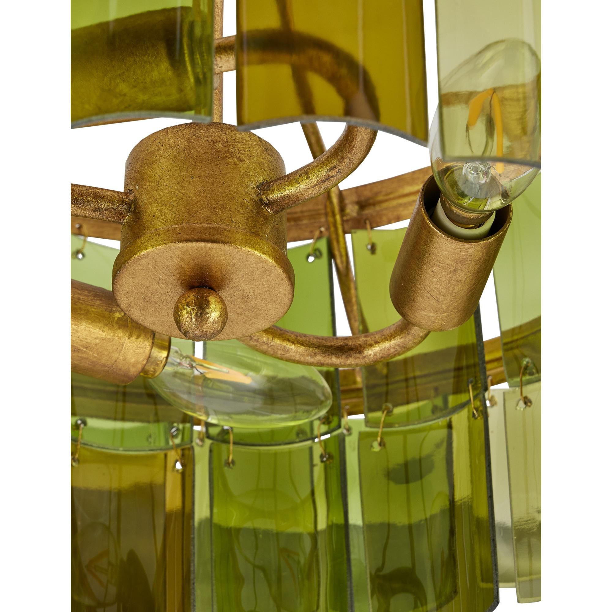 Shown in Contemporary Gold Leaf, Green finish