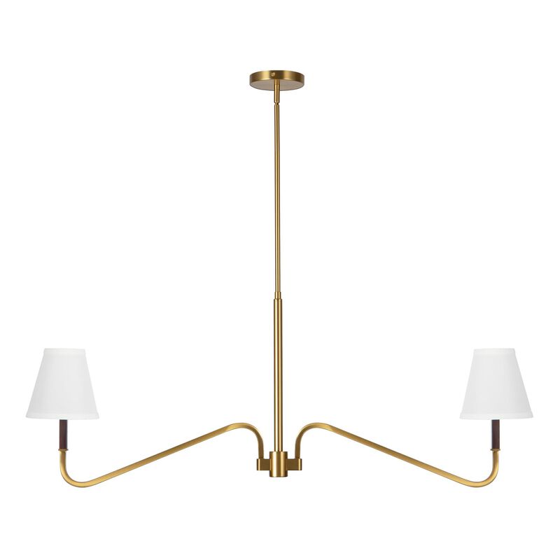 Peyton Fox Sloan Small Linear Chandelier by Alora Mood