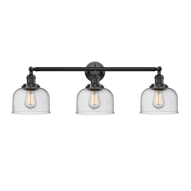 Bruno Marashlian Large Bell 32 Inch 3 Light Bath Vanity Light by Innovations Lighting