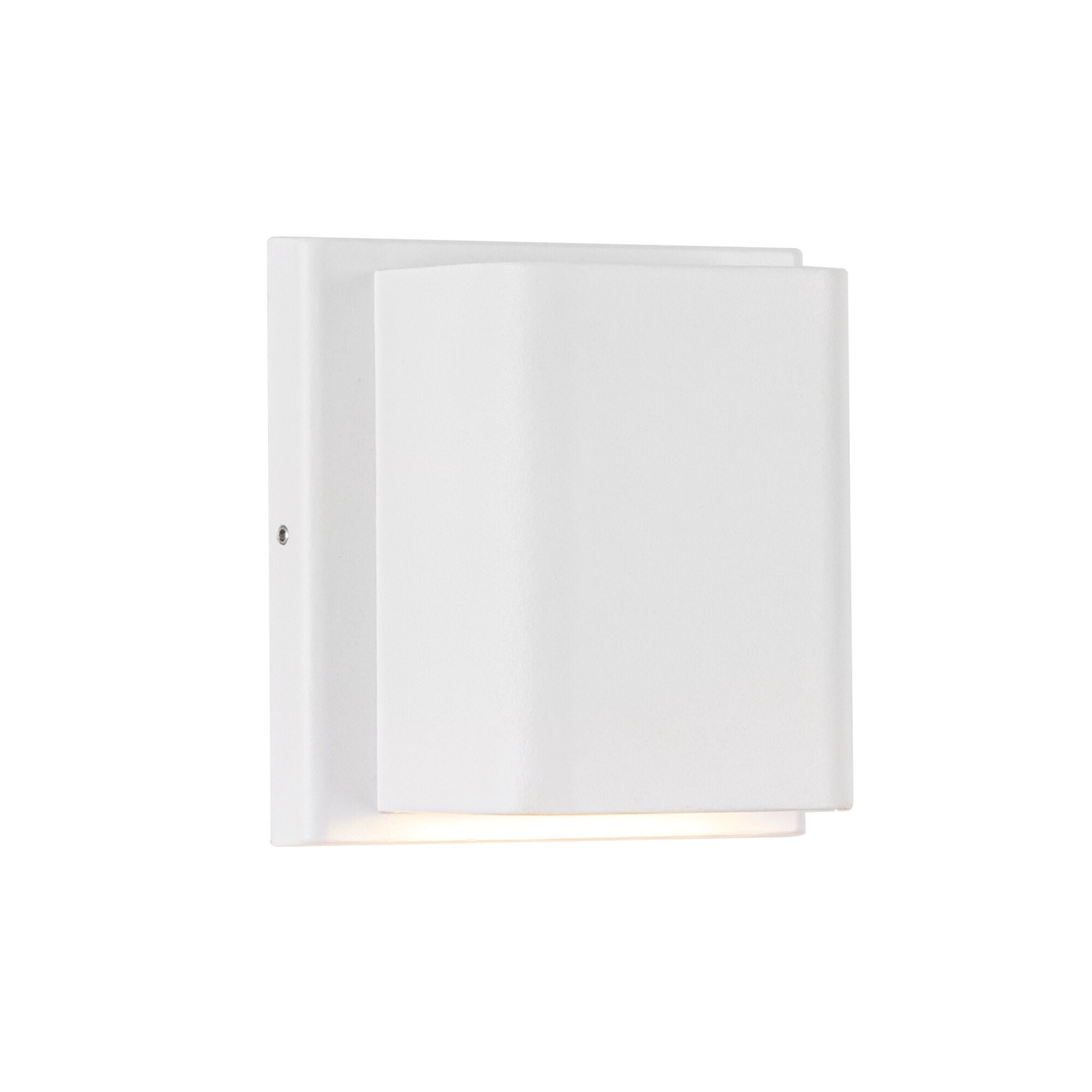 Shown in White finish and Clear glass
