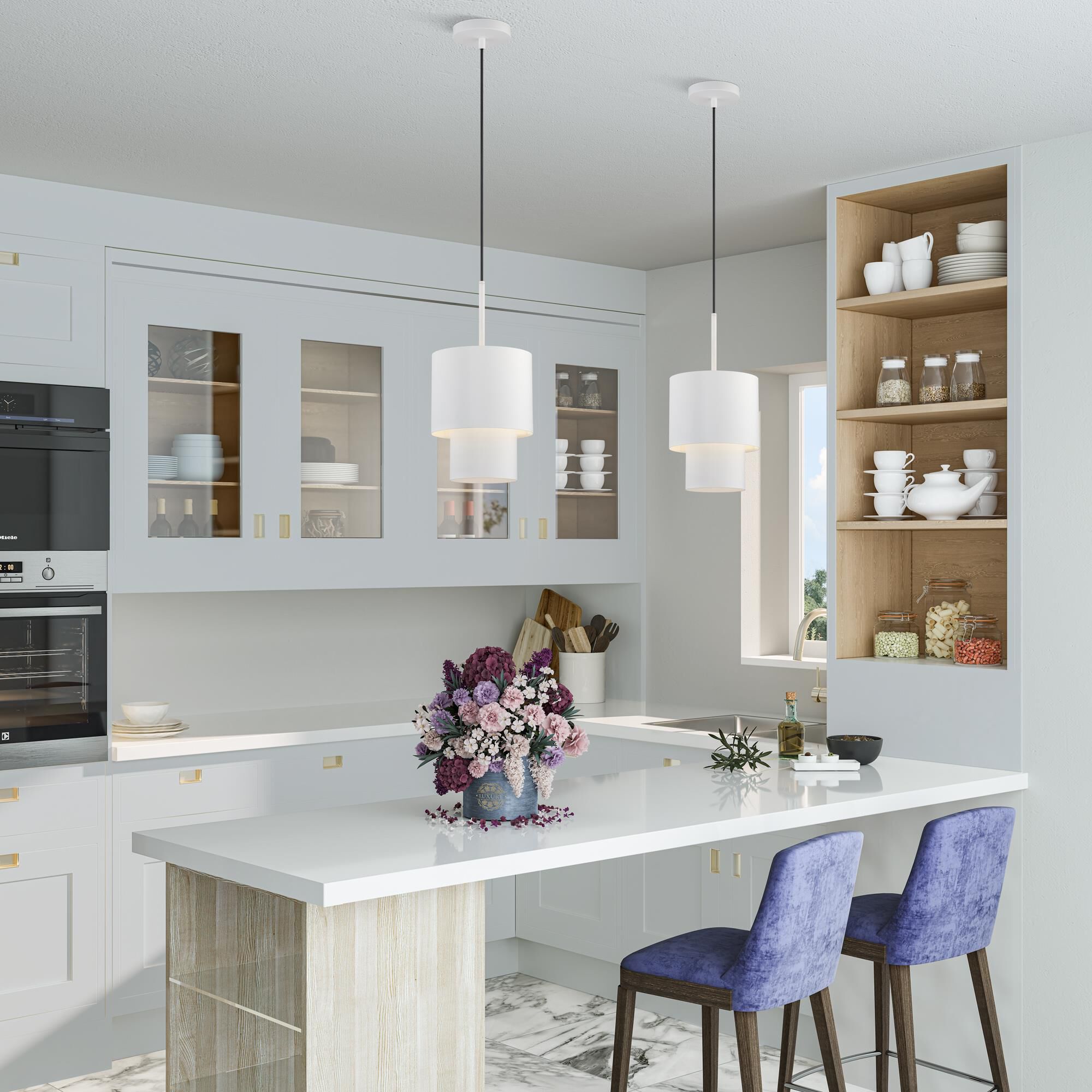 Zolana 9 Inch Mini Pendant by Livex Lighting