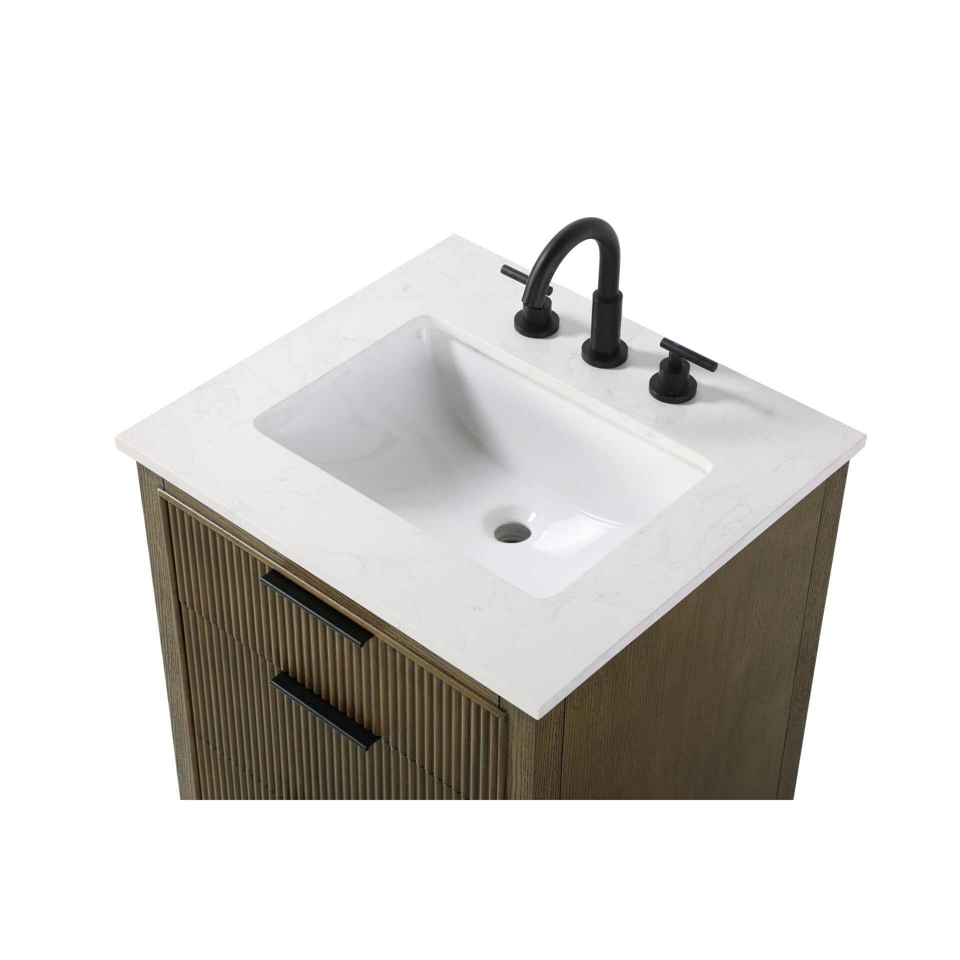 Langston 24 Inch Bath Vanity by Elegant Decor
