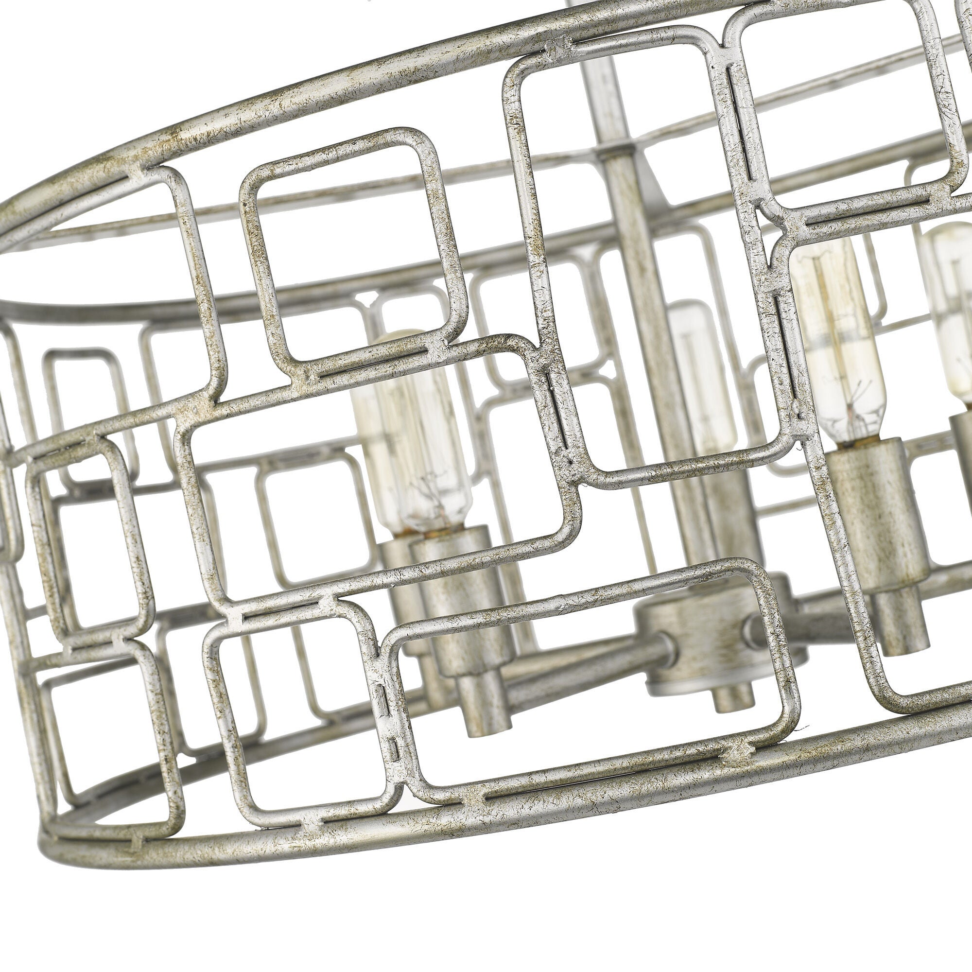 Shown in Antique Silver finish and -- glass and -- shade