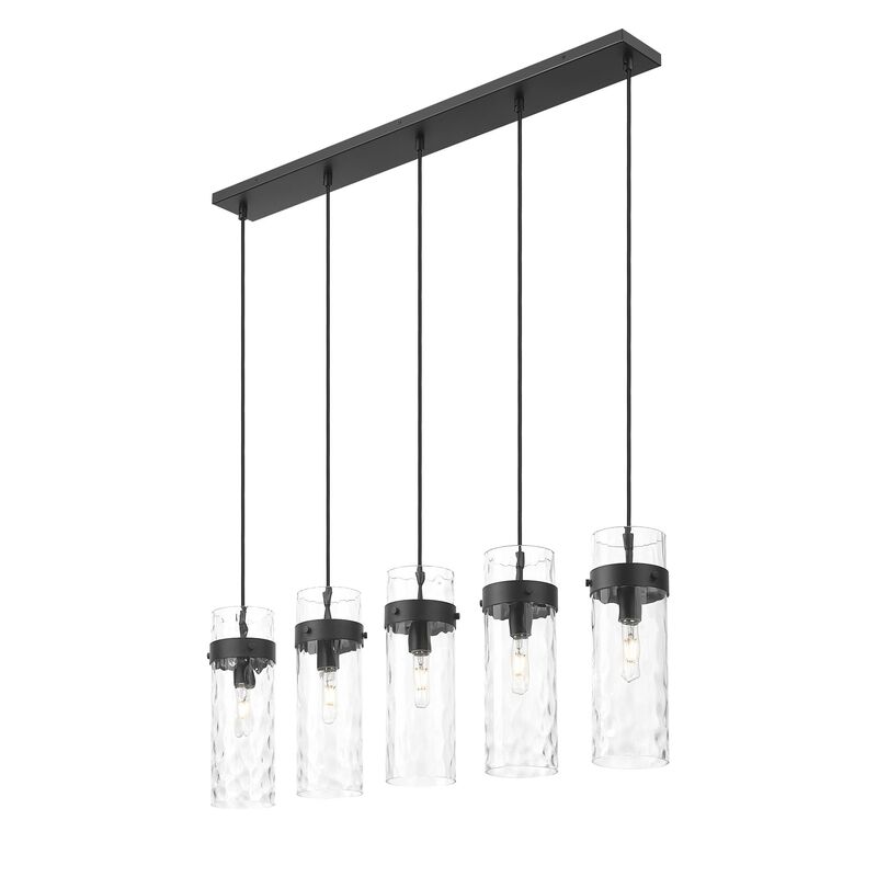 Fontaine 44 Inch 5 Light Linear Chandelier by Z-Lite