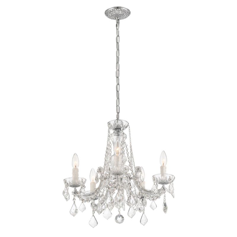 Maria Theresa 20 Inch 5 Light Mini Chandelier by Crystorama