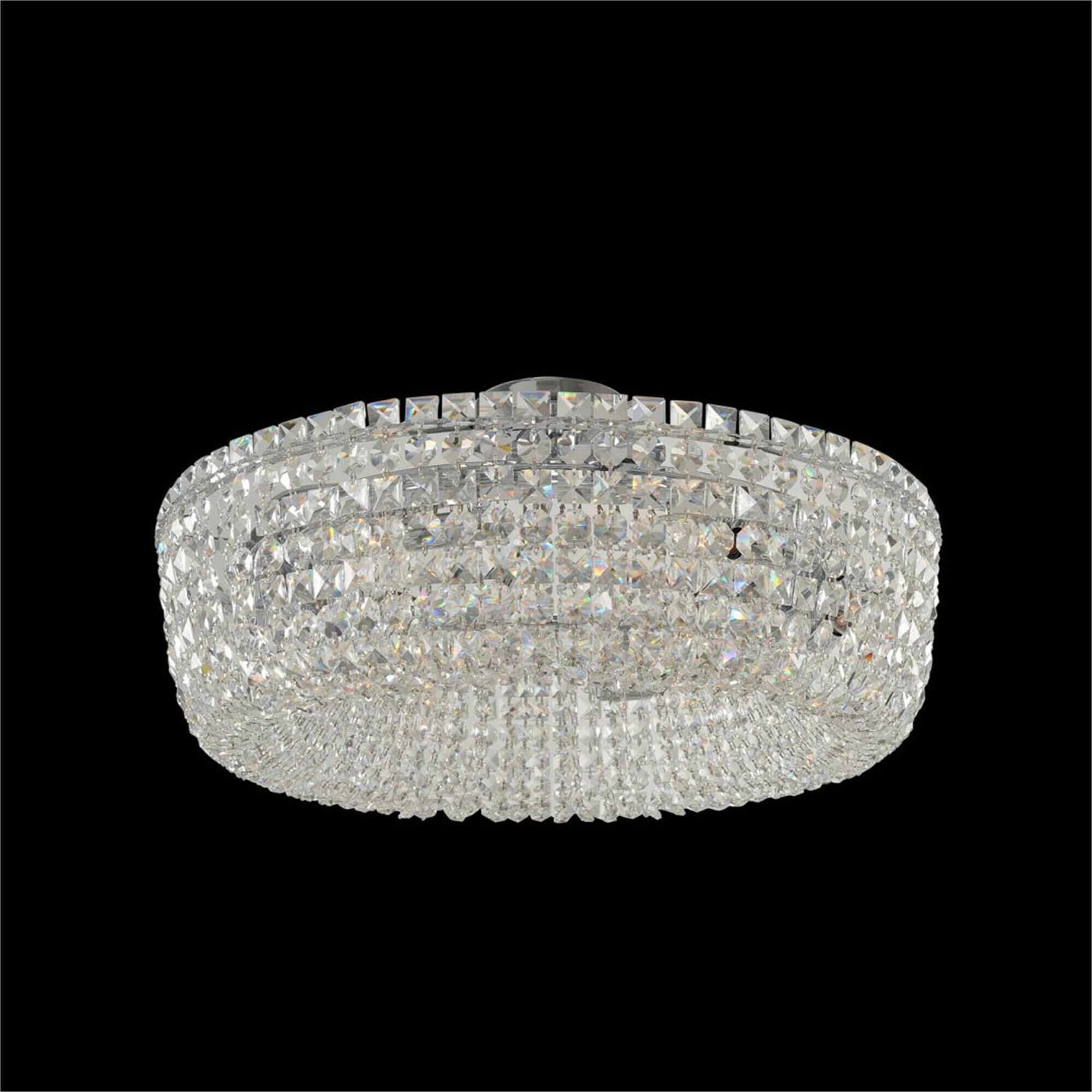 Cesano 24 Inch 6 Light Semi Flush Mount,