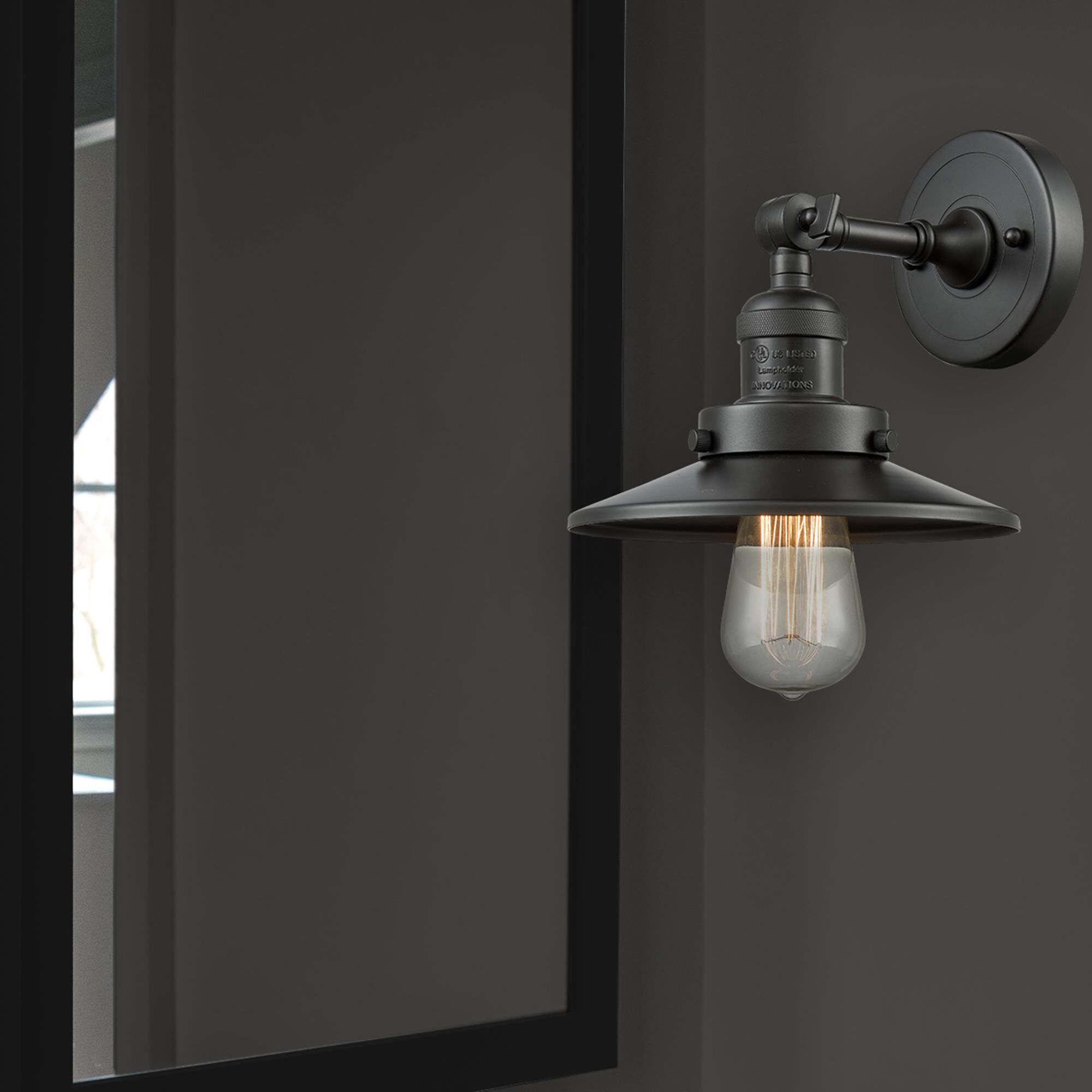 Shown in Oil Rubbed Bronze finish and Oil Rubbed Bronze shade