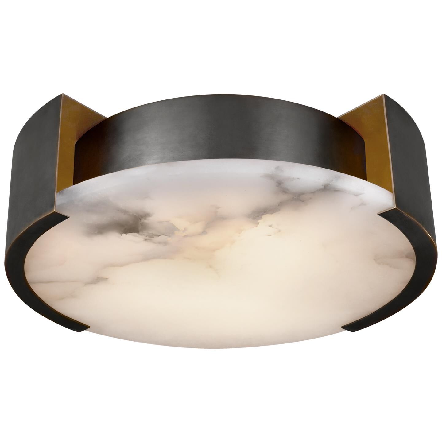 Kelly Wearstler Melange 14 Inch 2 Light Flush Mount by Visual Comfort Signature Collection