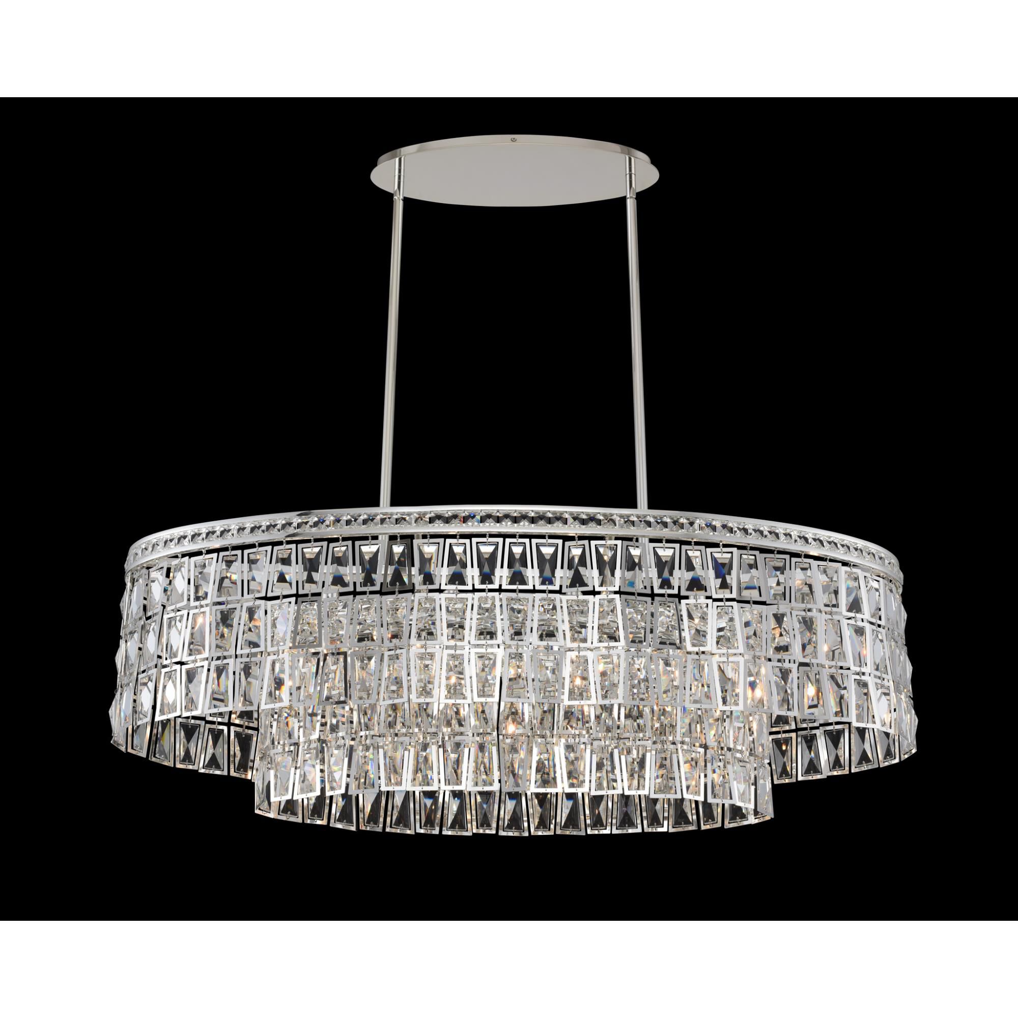 Kasturi 42 Inch 6 Light Linear Suspension Light by Allegri