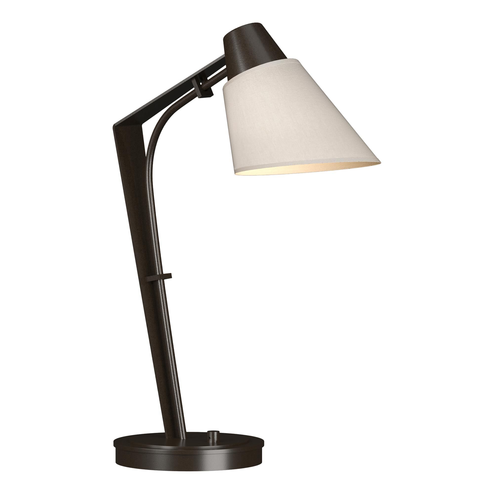 Shown in Oil Rubbed Bronze finish and Flax shade