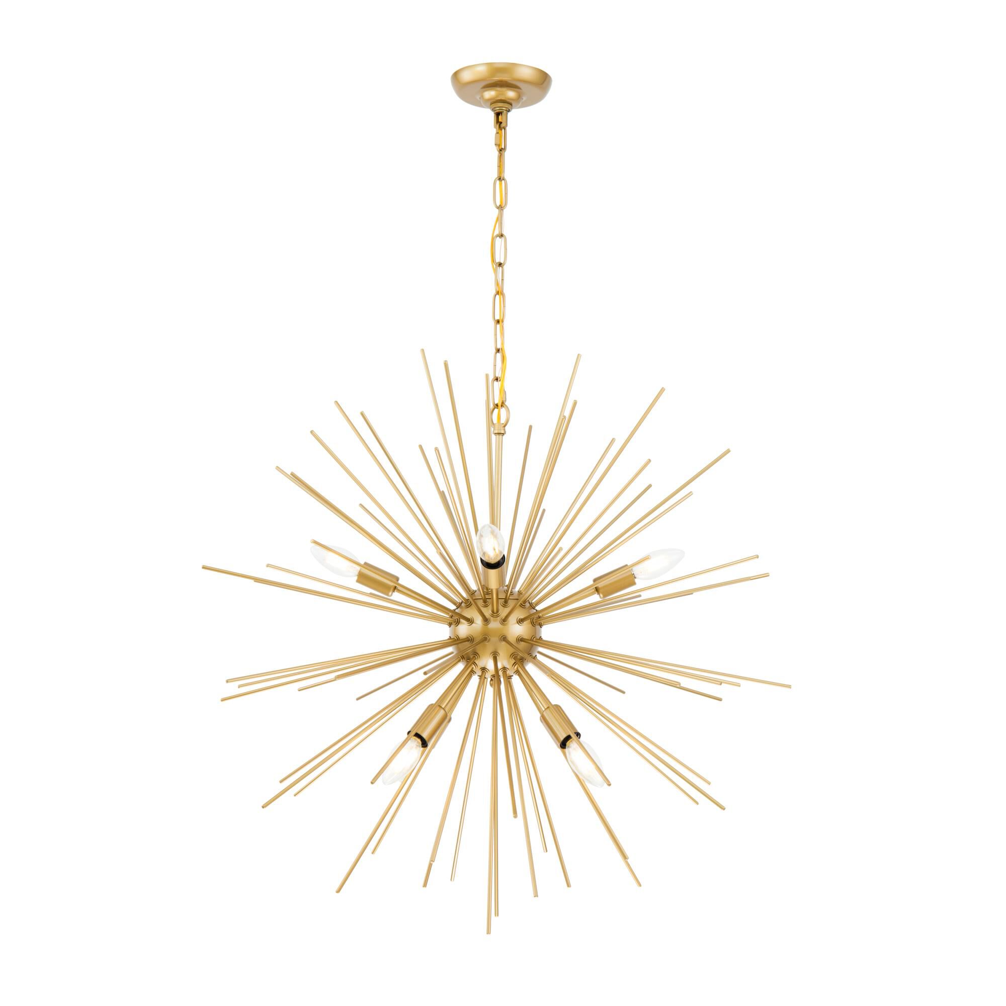 Timber 30 Inch Large Pendant by Elegant Lighting