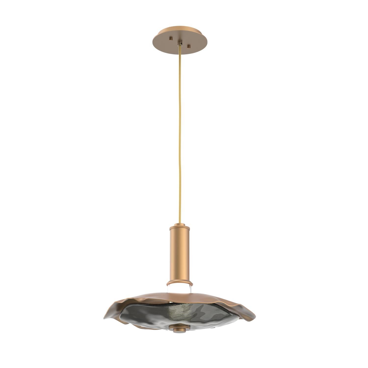 Shown in Novel Brass finish and Smoke Granite accent