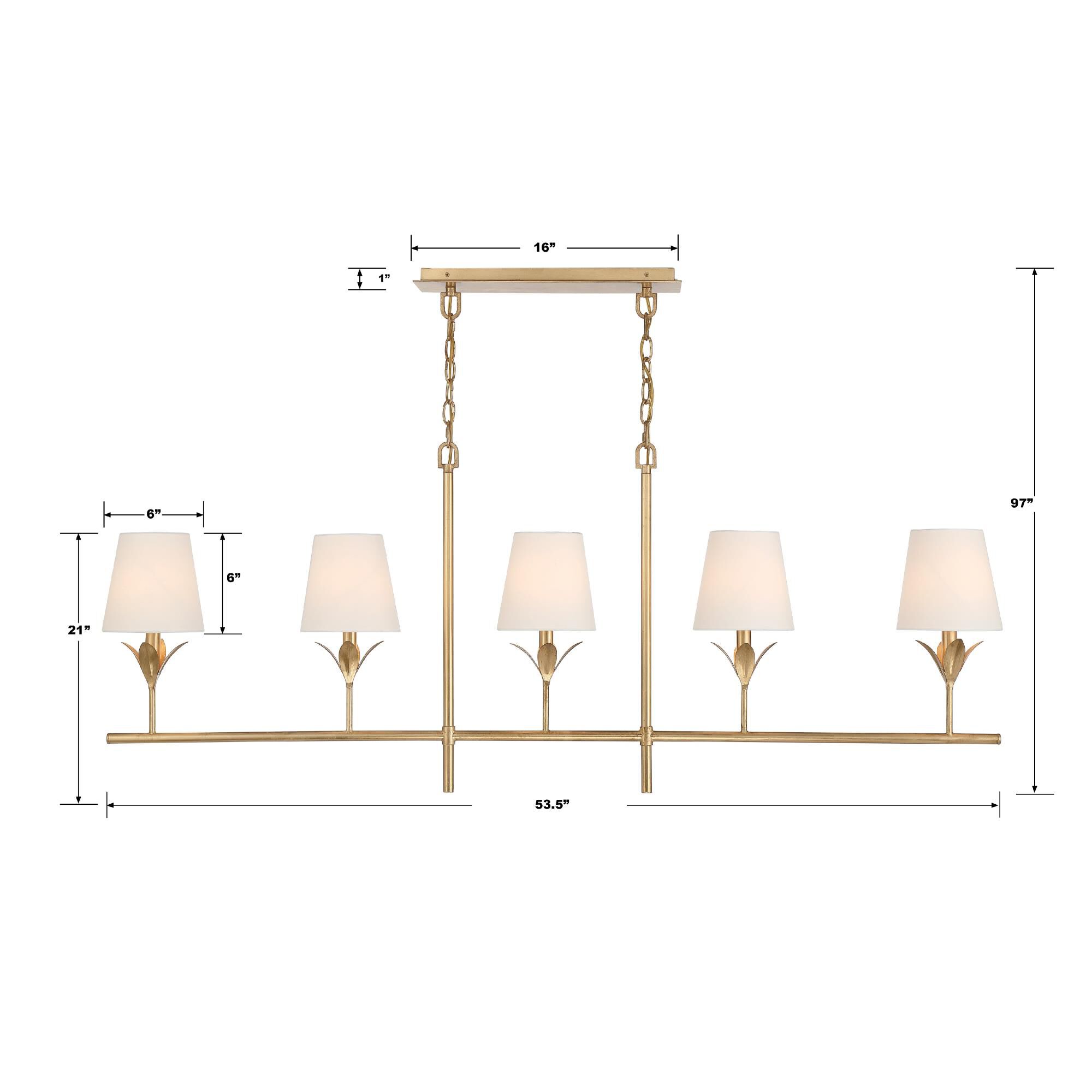 Shown in Antique Gold finish and Silk glass and Silk shade