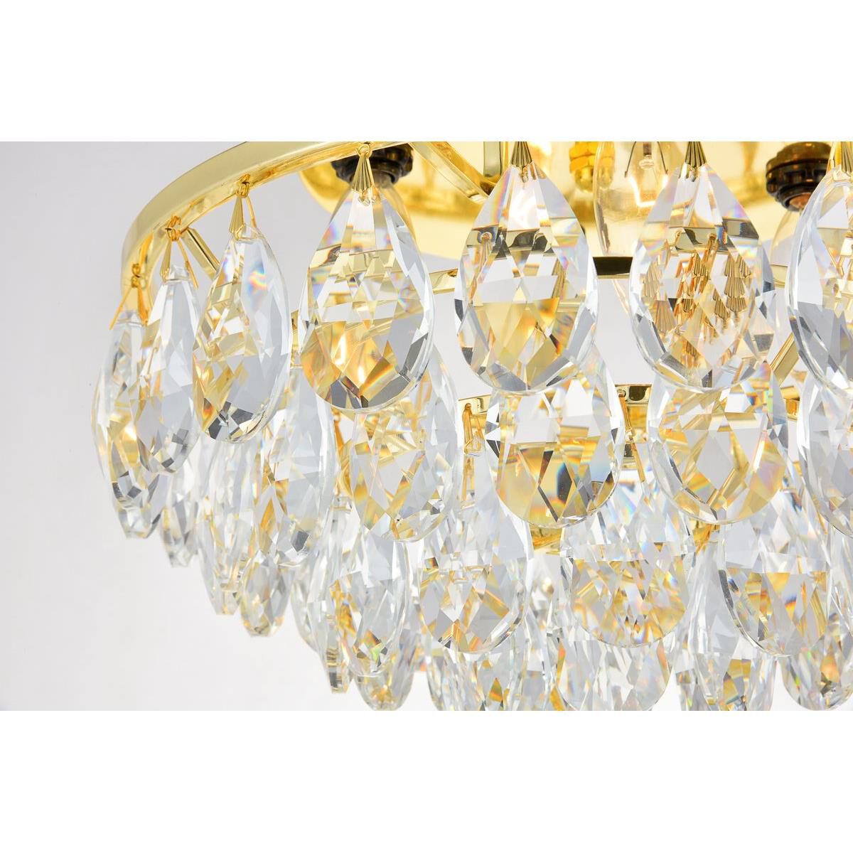 Shown in Chrome finish and Clear Royal Cut crystal