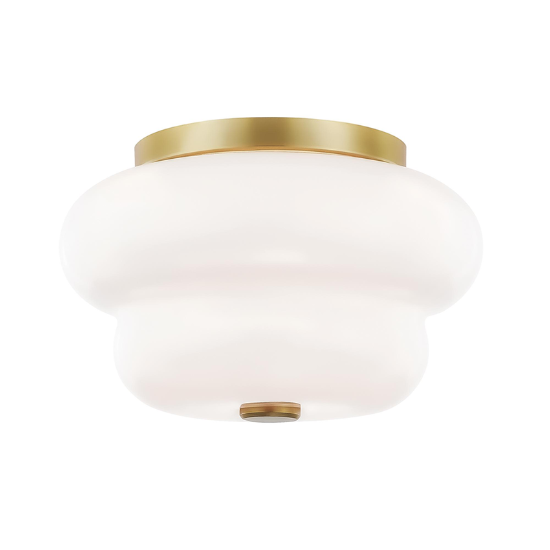 Hazel 11 Inch 2 Light Flush Mount by Mitzi