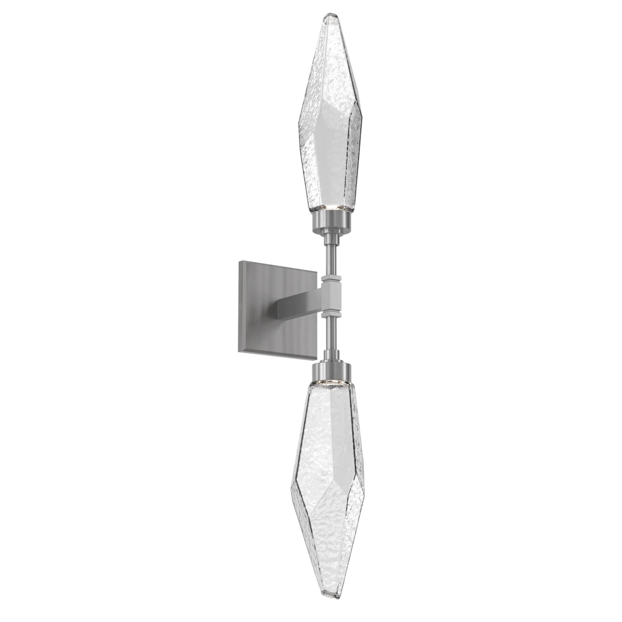 Rock Crystal 29 Inch LED Wall Sconce by Hammerton Studio