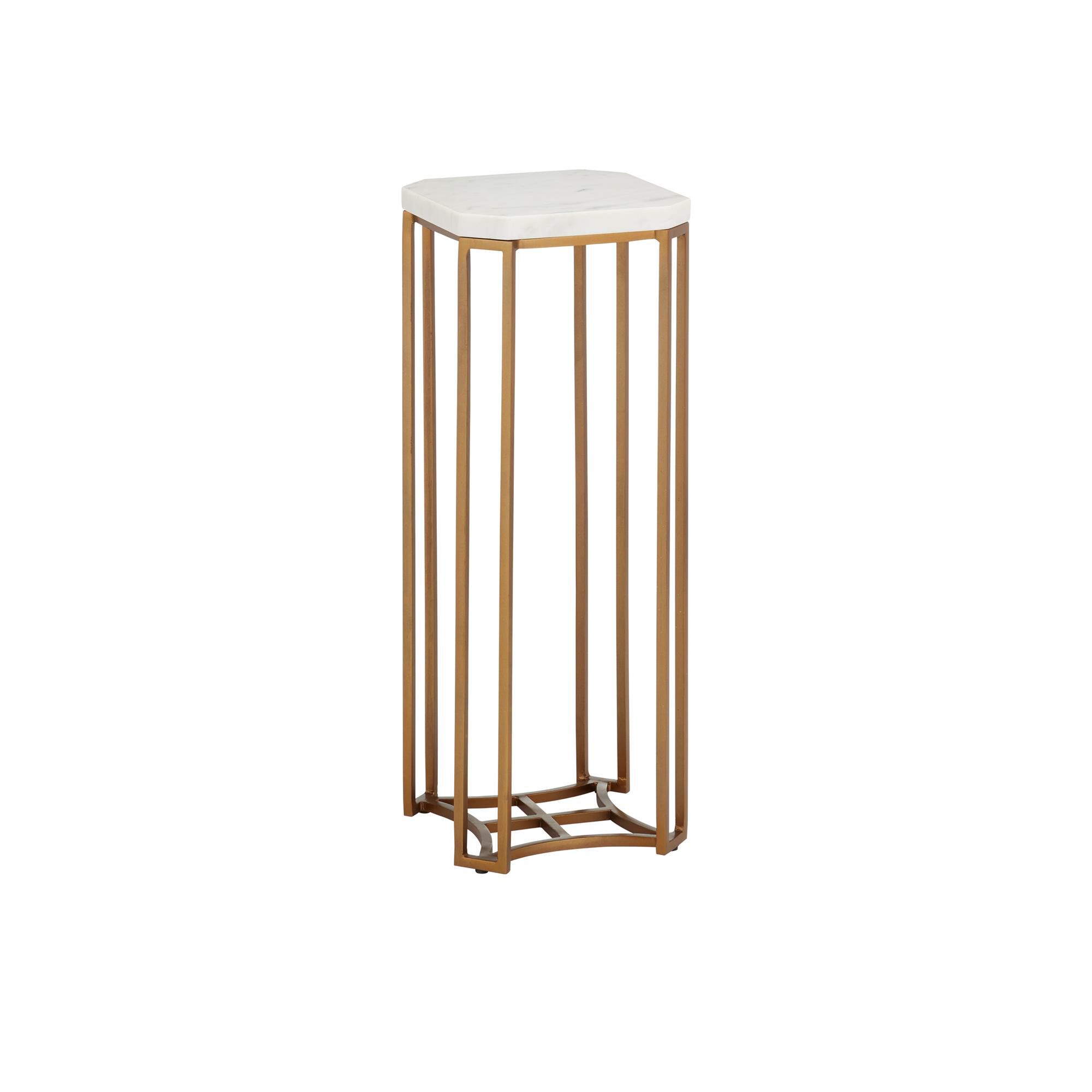 Shown in White and Antique Brass finish