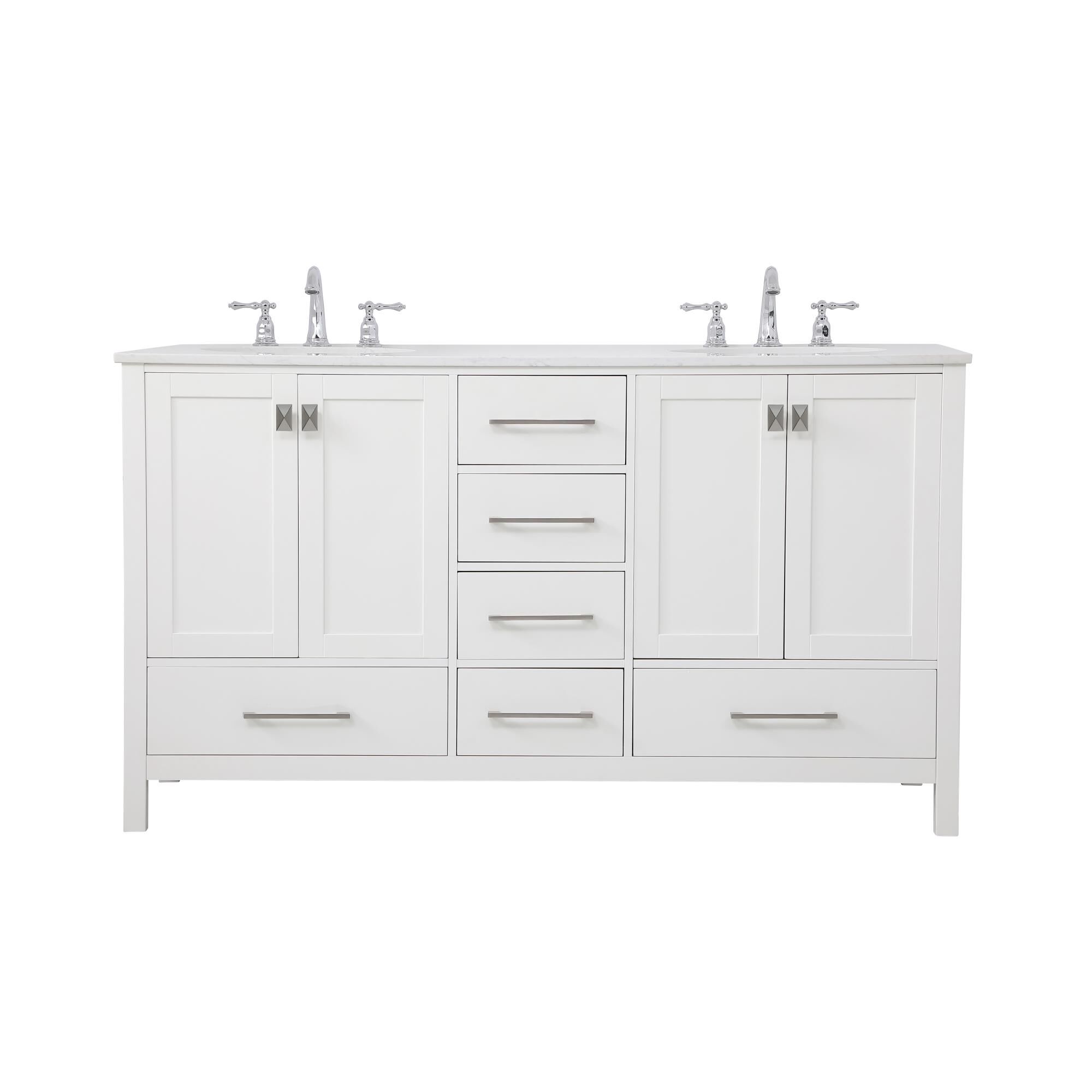 Shown in White finish