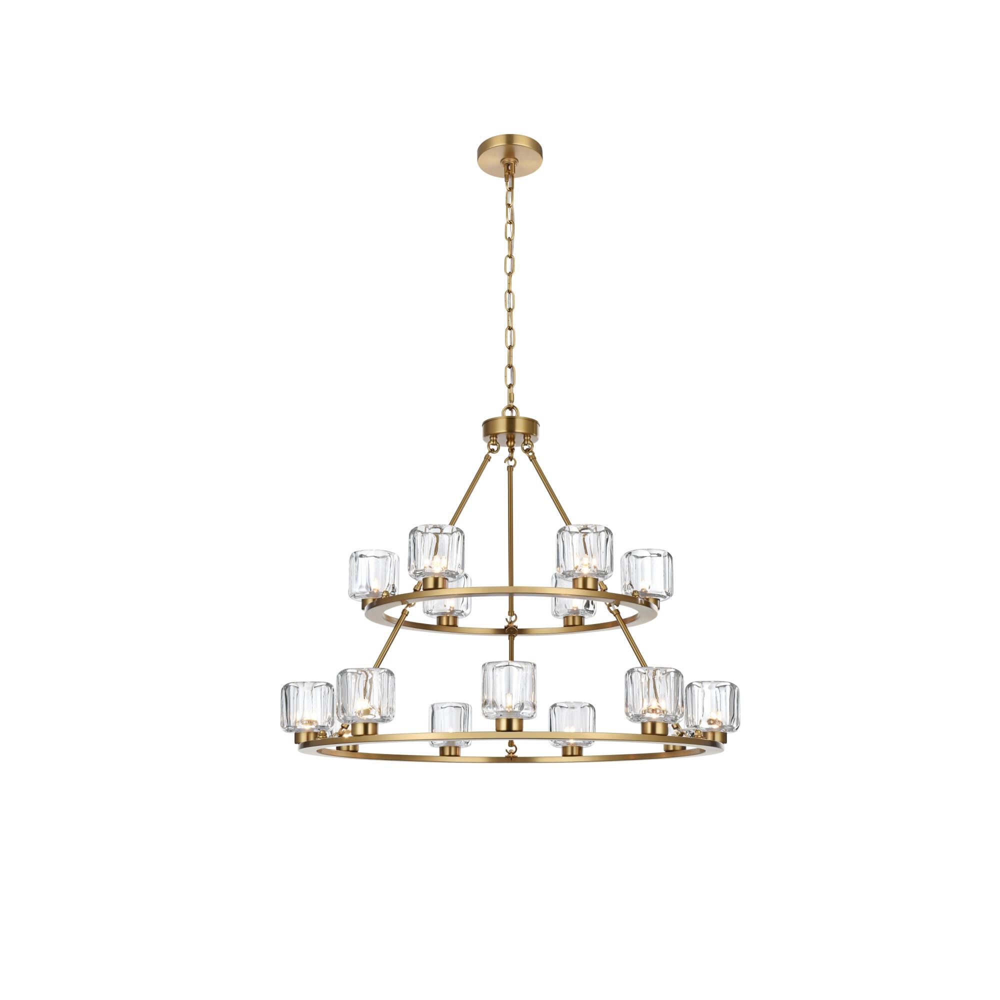 Cadence 36 Inch Chandelier by Elegant Lighting