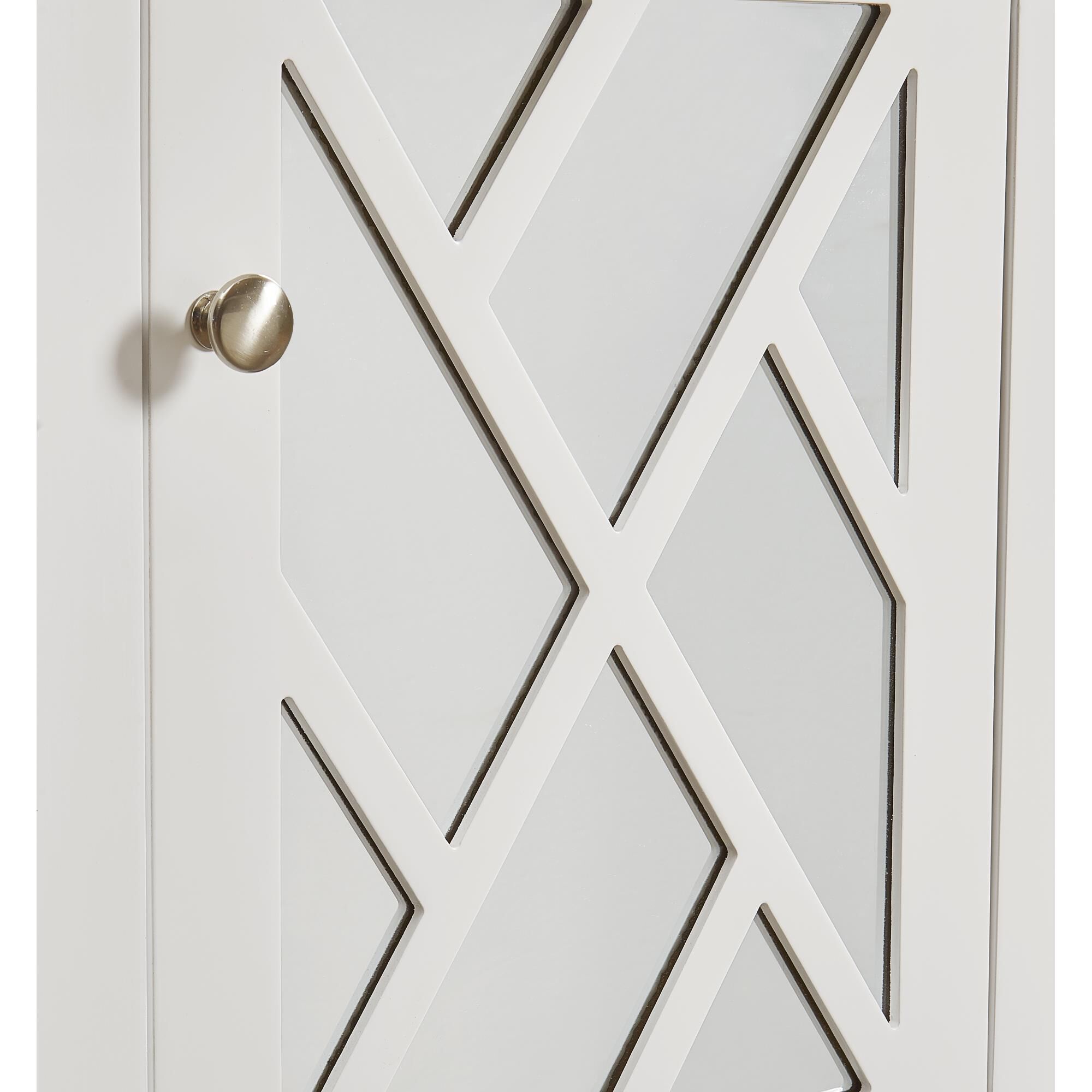 Shown in White finish