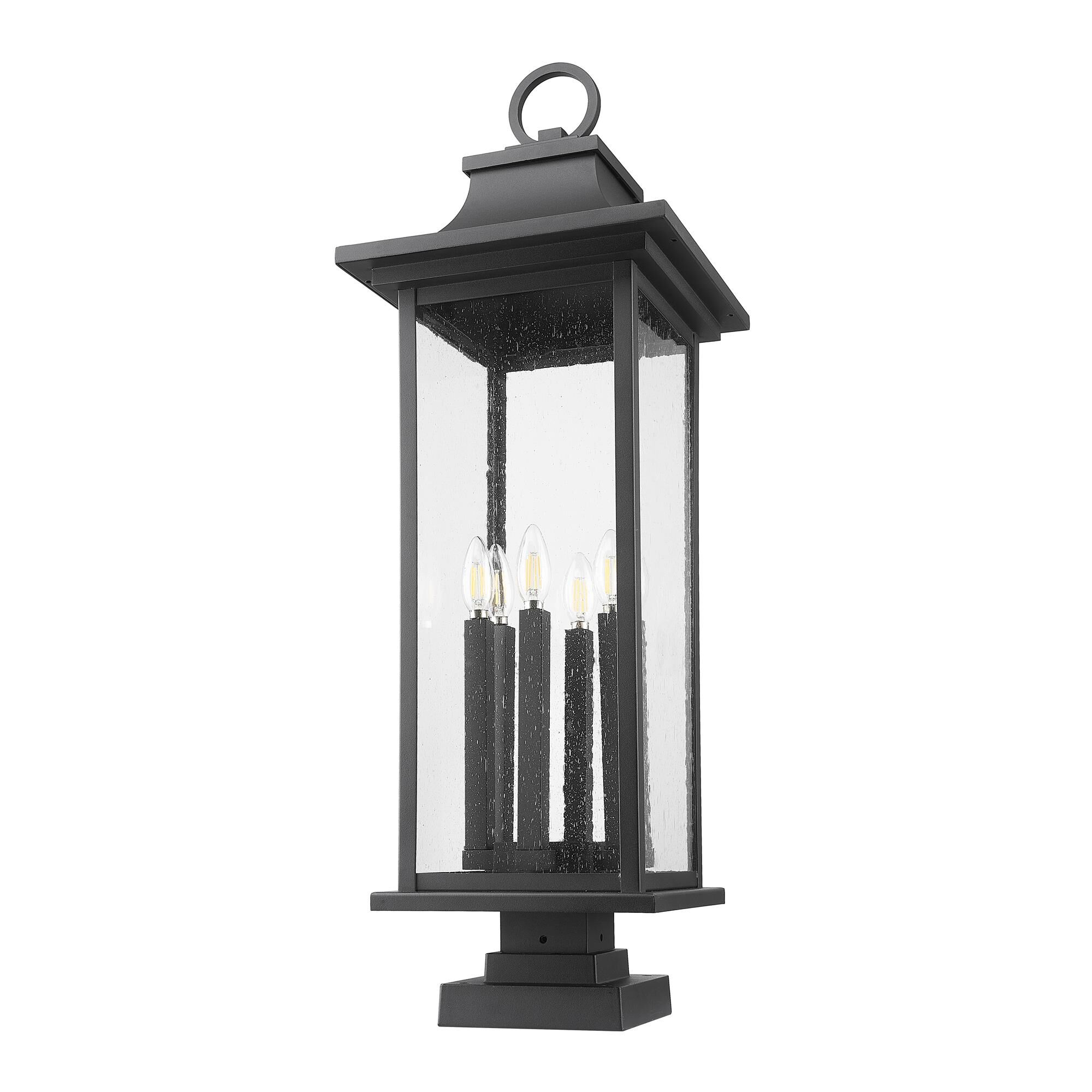 Tiberius 36 Inch Outdoor Pier Lamp,