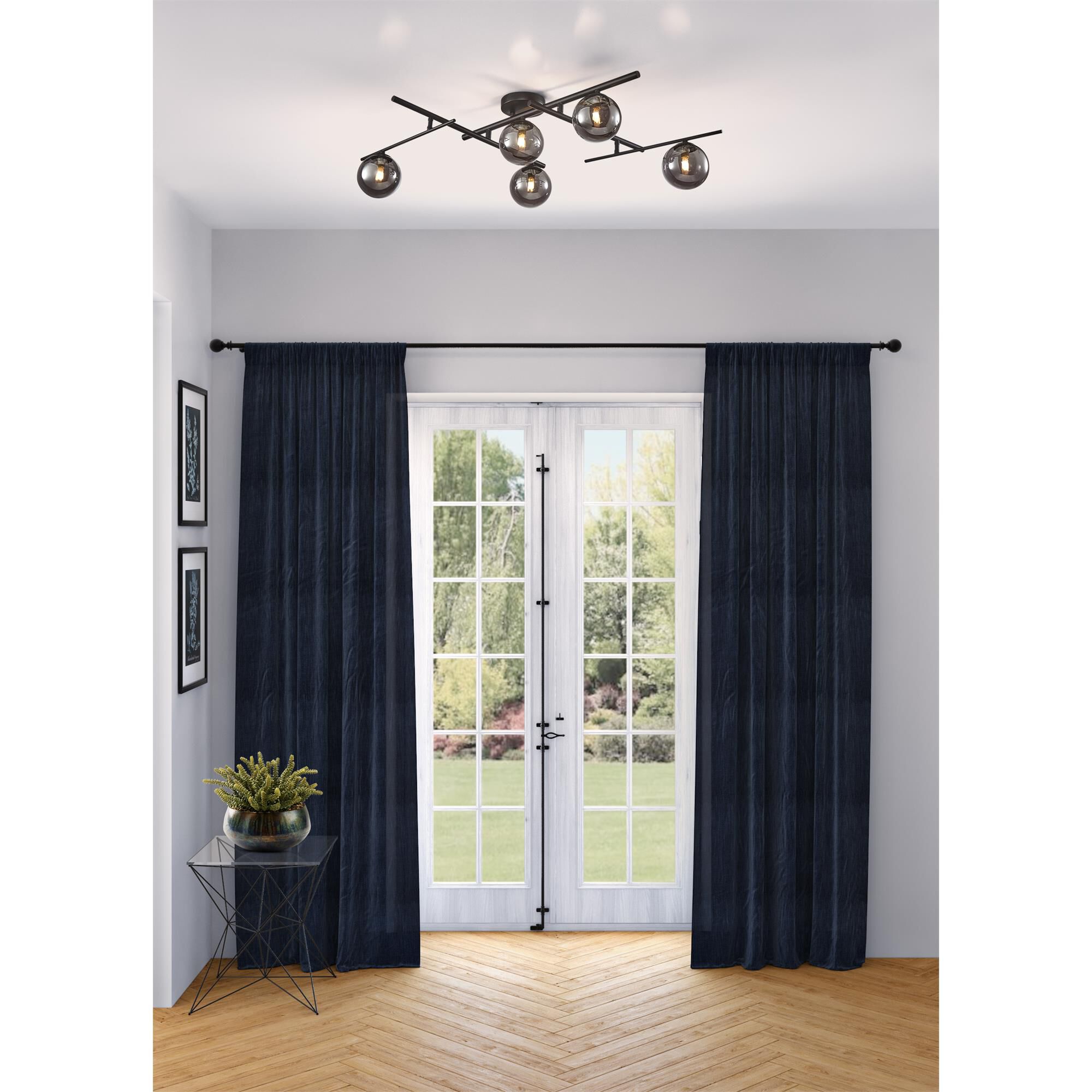 Modena 25 Inch Semi Flush Mount,