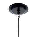 Shown in Black finish and Crackle Clear glass