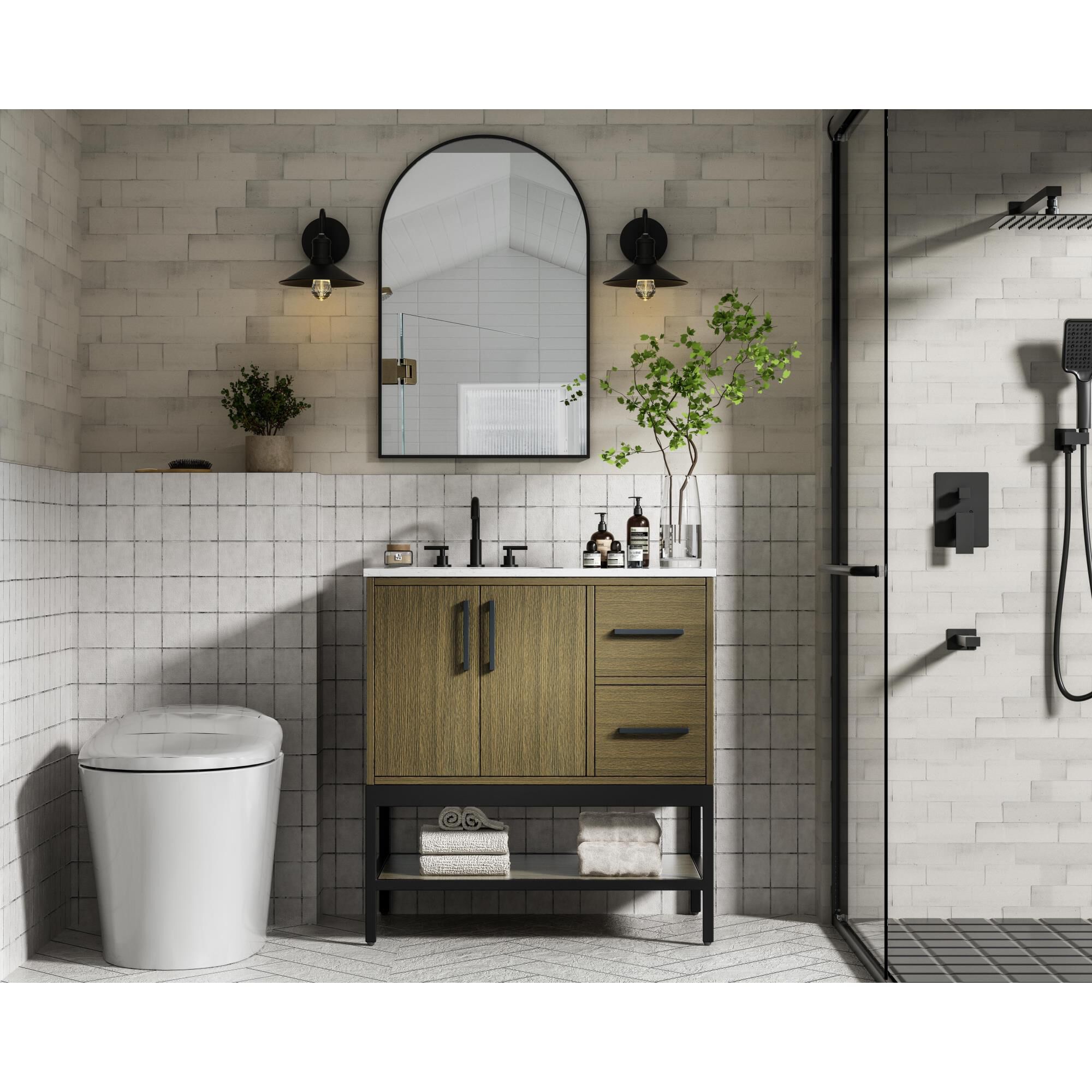 Shown in Chestnut Brown finish