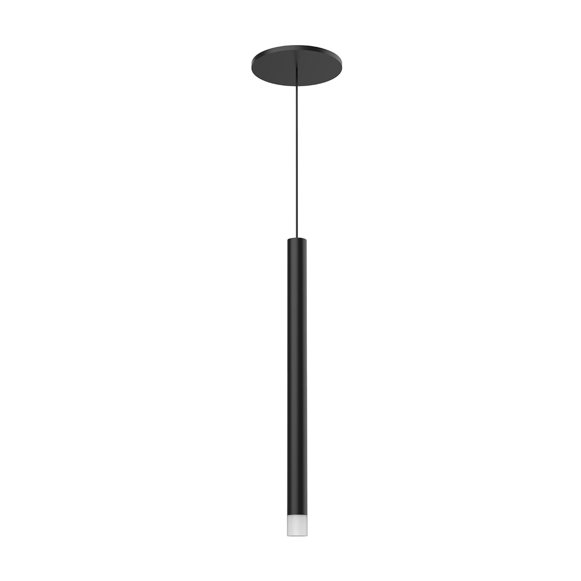 Shown in Black finish and Frosted Acrylic glass