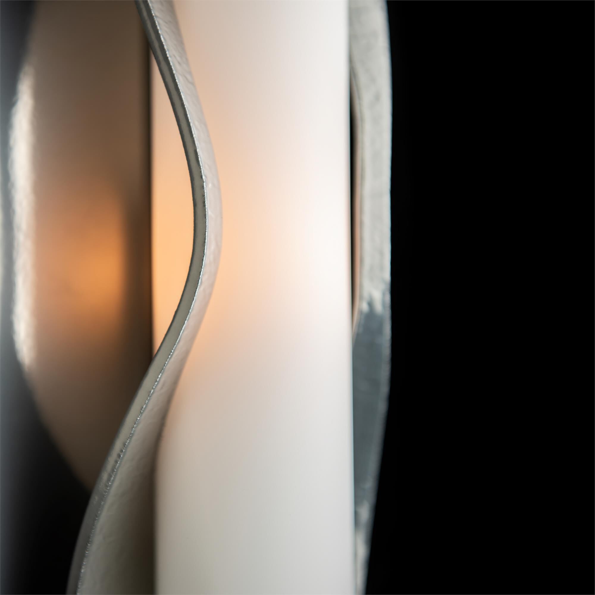 Shown in Sterling finish and Opal glass