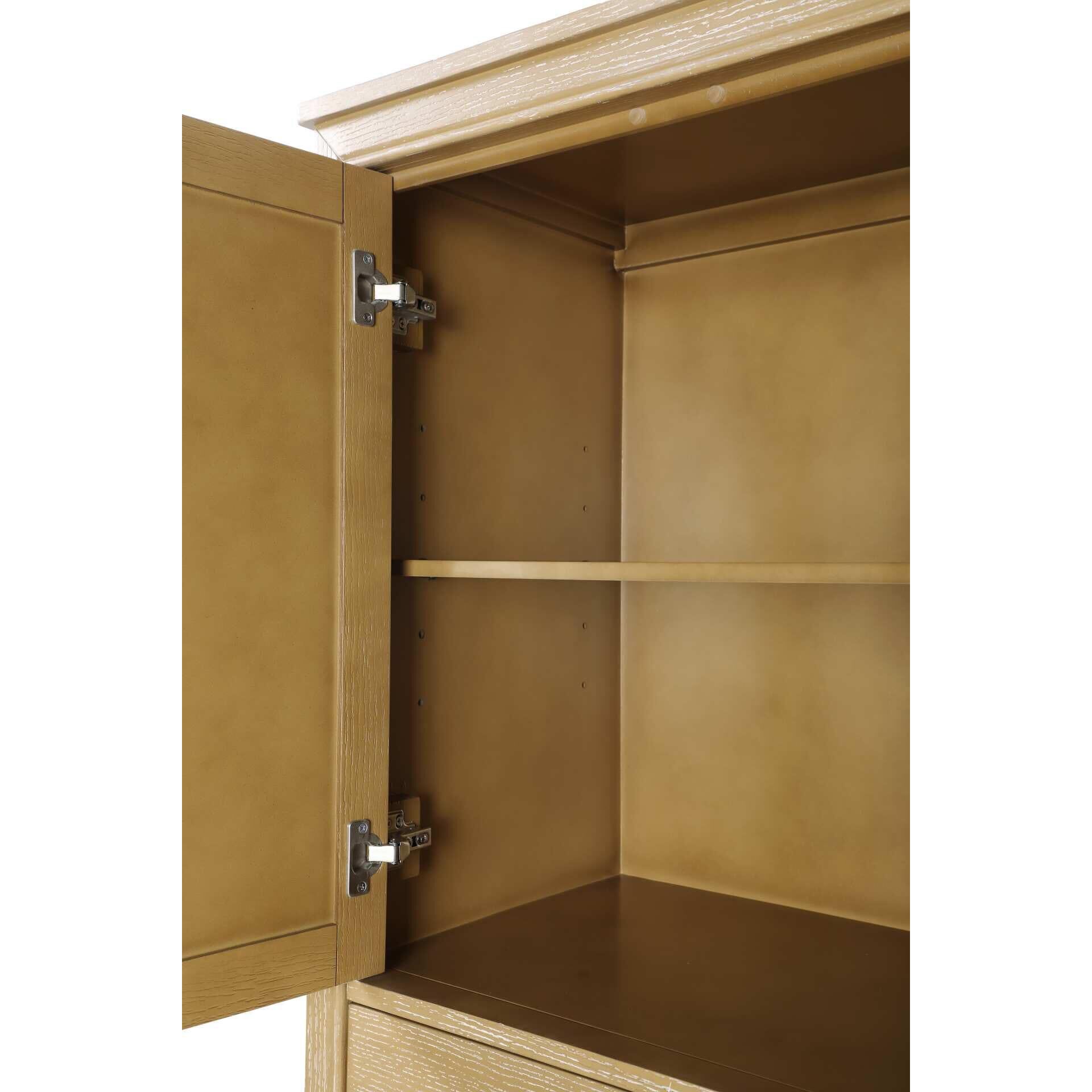 Shown in Linen Oak finish