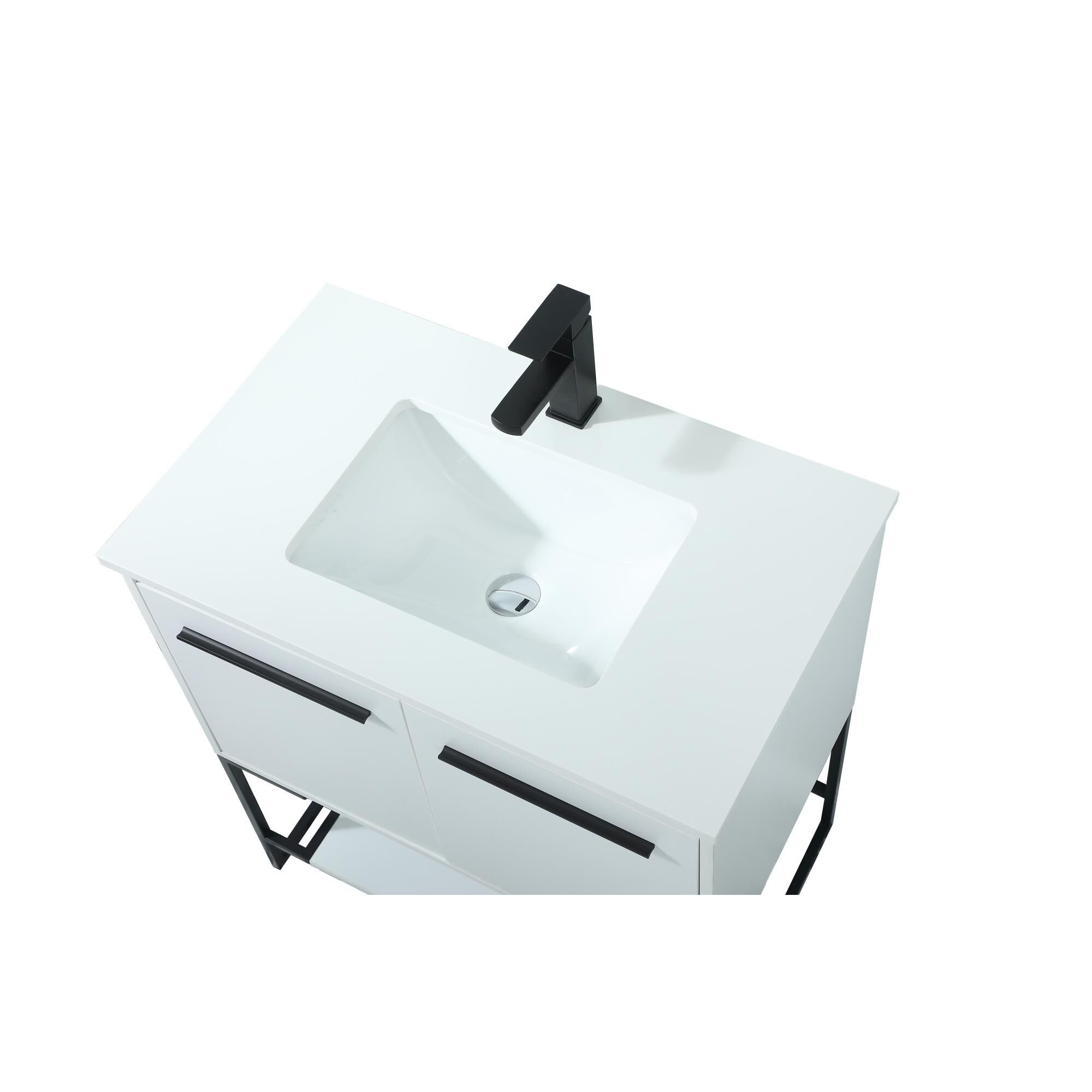 Shown in White finish