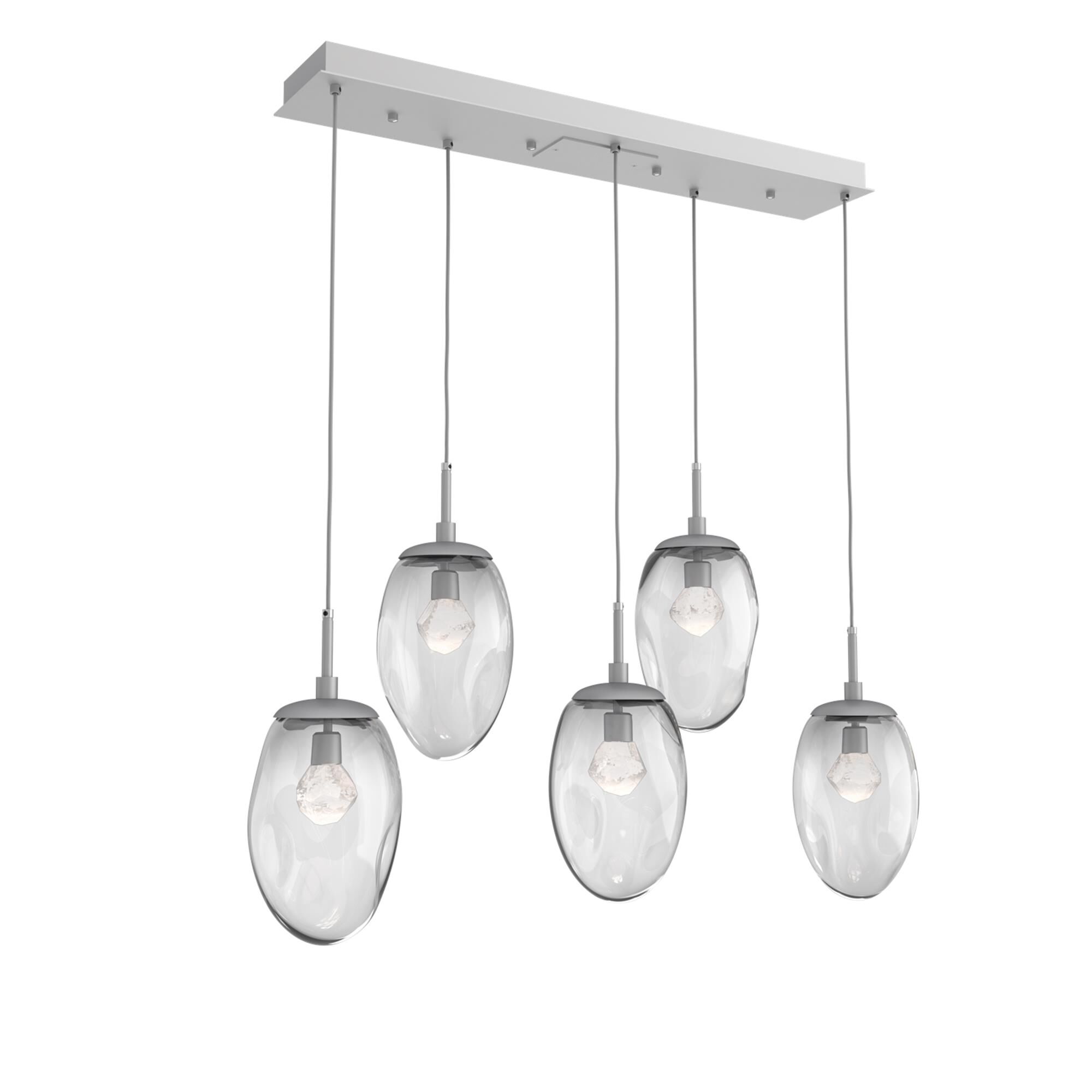 Shown in Classic Silver finish and Zircon Inner And Clear Outer glass