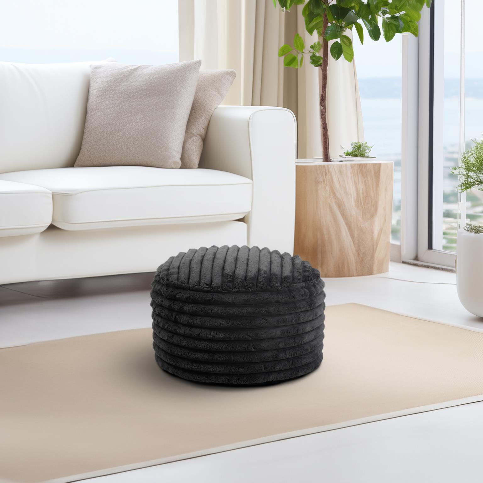 The Shar Pei Pouf Ottoman by Howard Elliott Collection